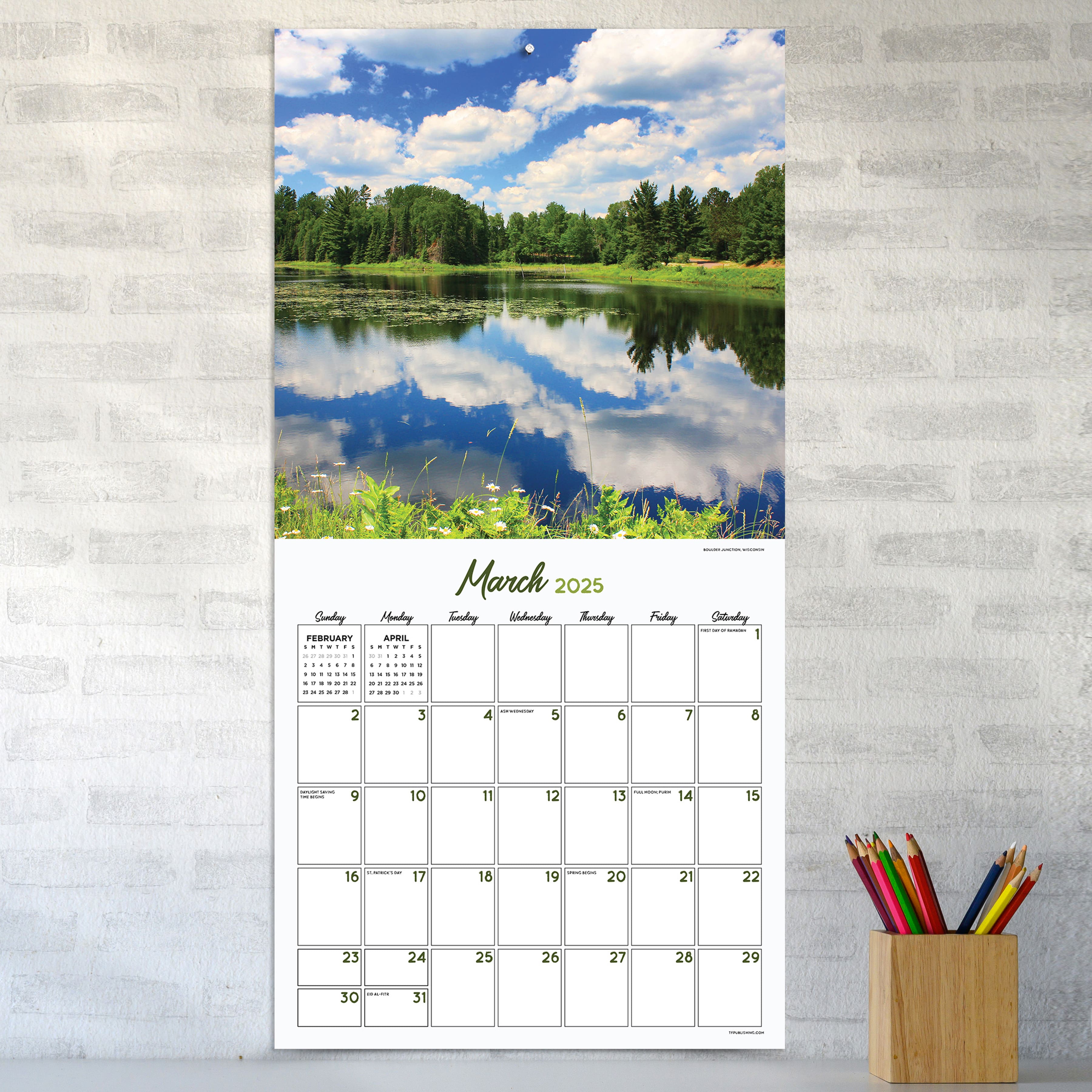 TF Publishing 2025 Midwest Is Best Wall Calendar