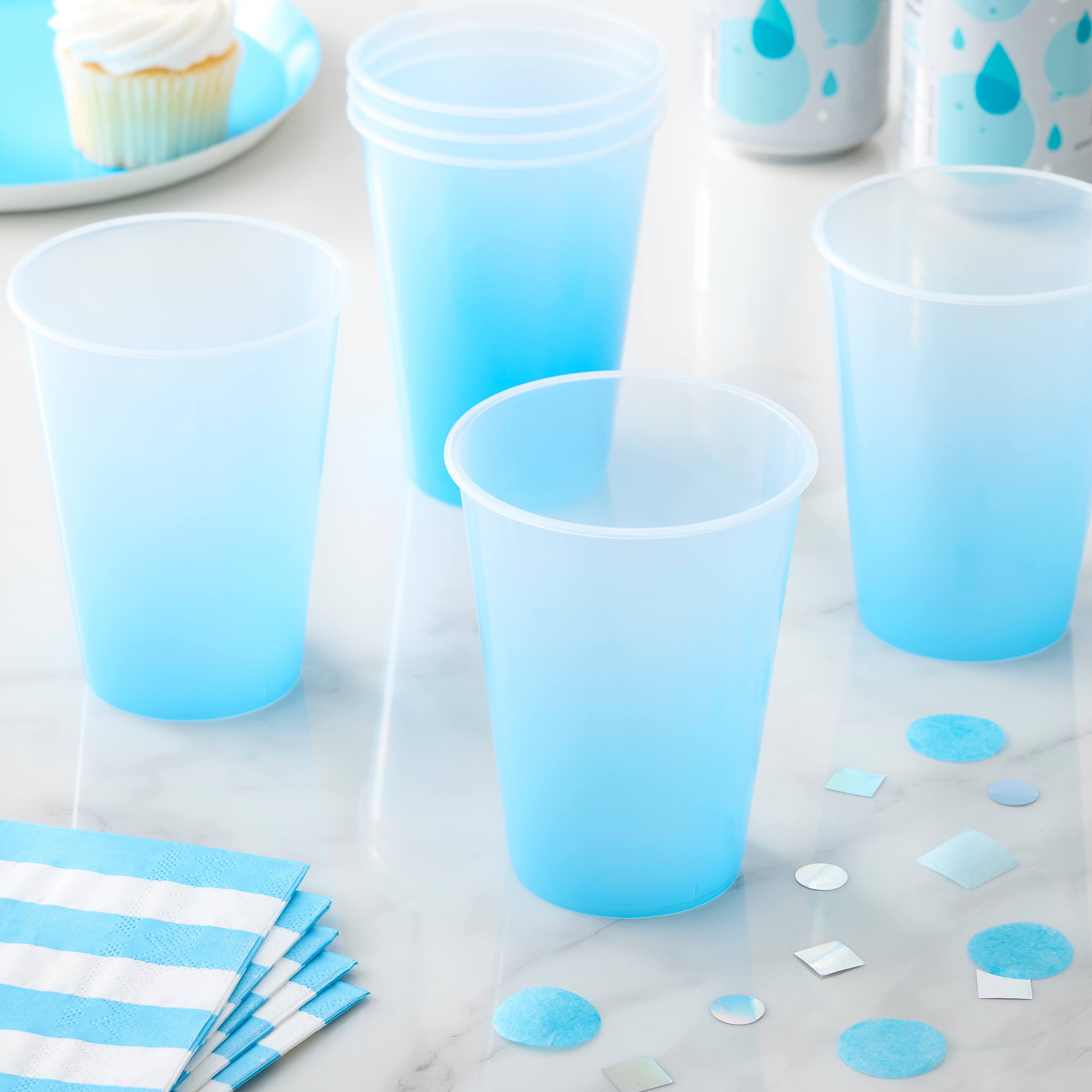 12oz. Ombre Plastic Cups by Celebrate It&#xAE;, 10ct.
