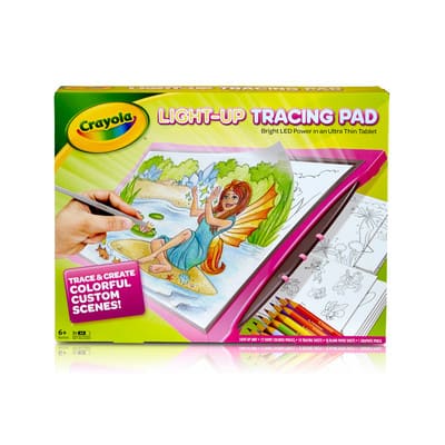 Crayola 040908A000 Light Up Tracing Pad-Pink for sale online