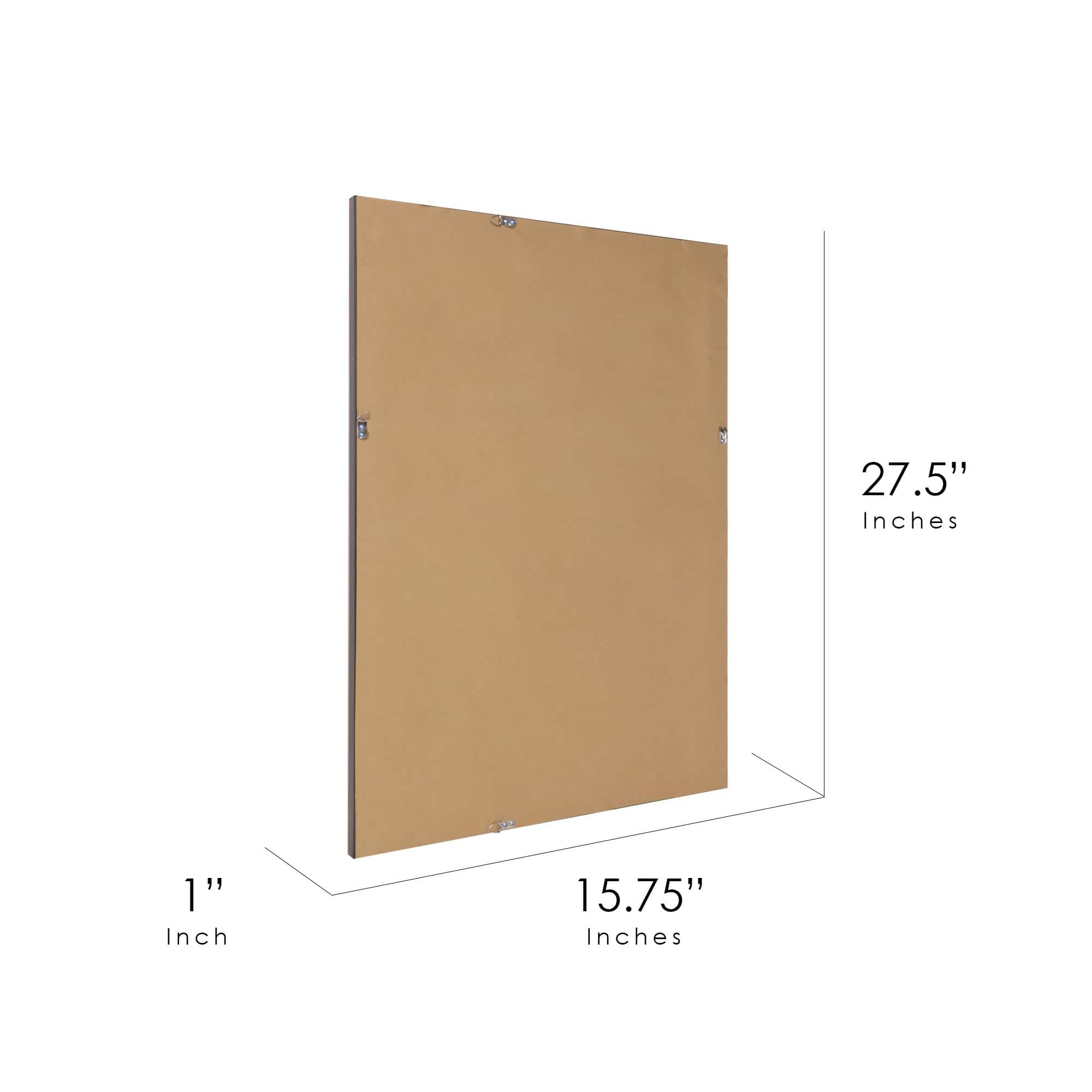 Head West 27.5" Bronze & Copper Oil-Rubbed Framed Wall Mirror