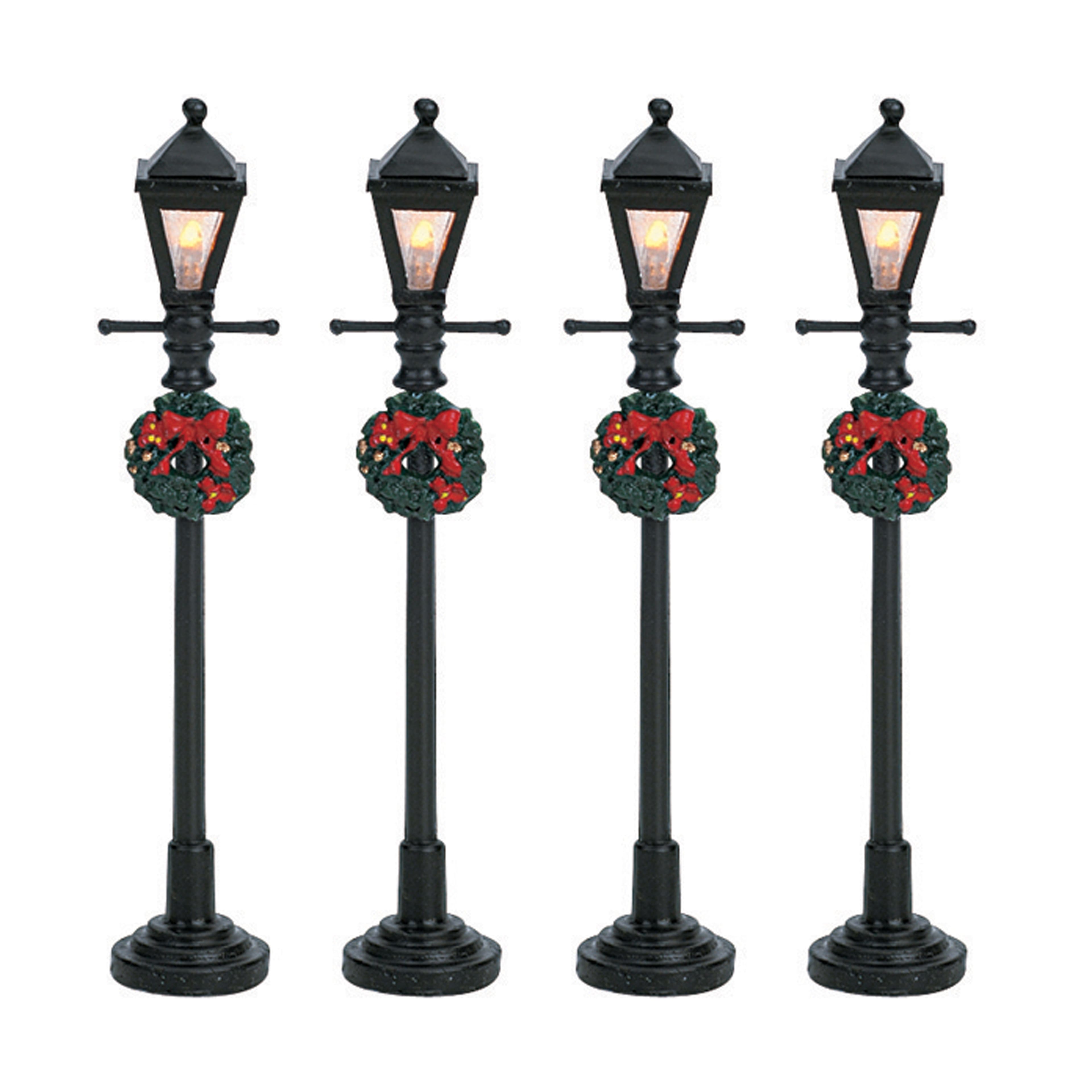 Lemax&#xAE; Gas Lantern Street Lamps, 4ct.