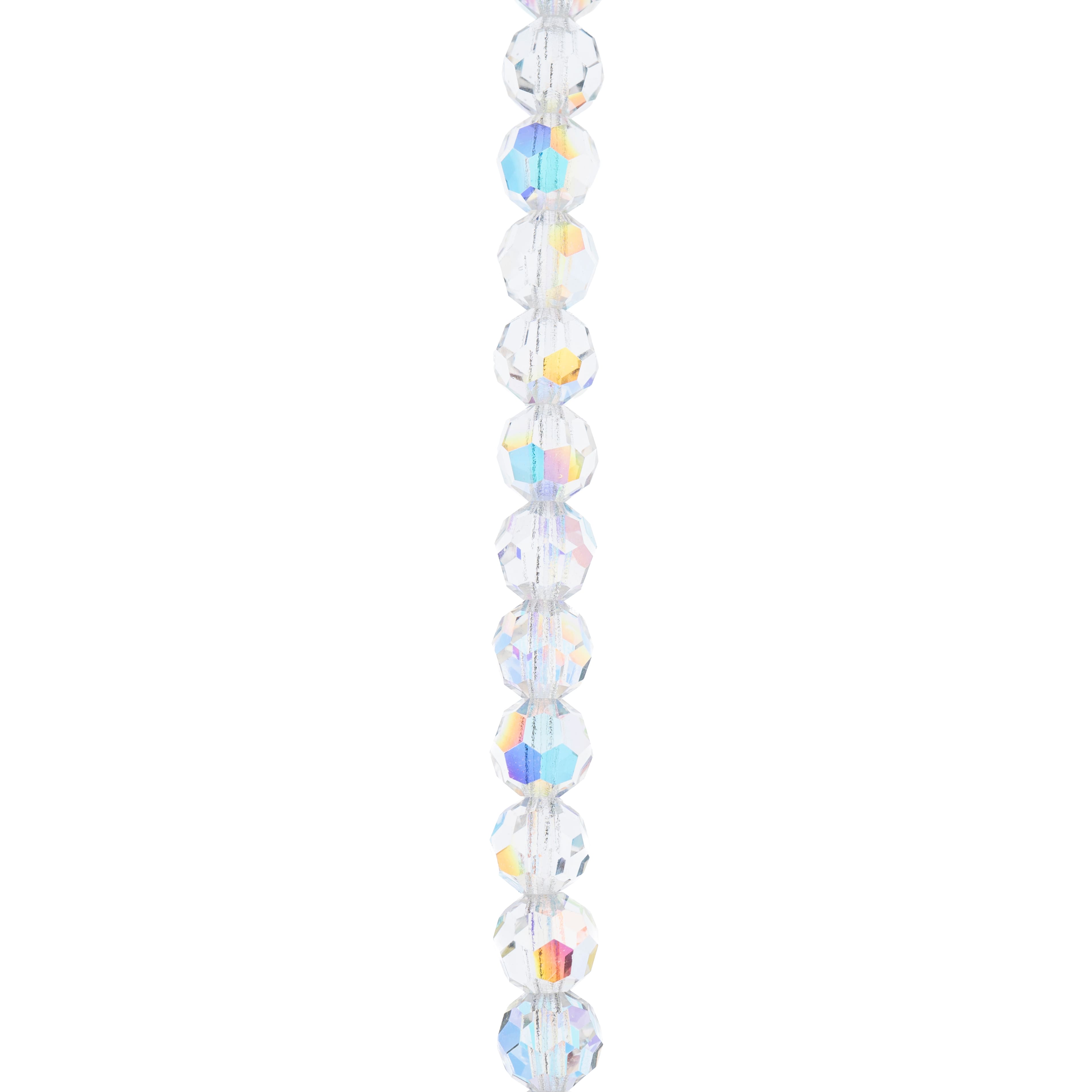 12 Pack: Preciosa Glass Crystal Round Beads, 6mm by Bead Landing™