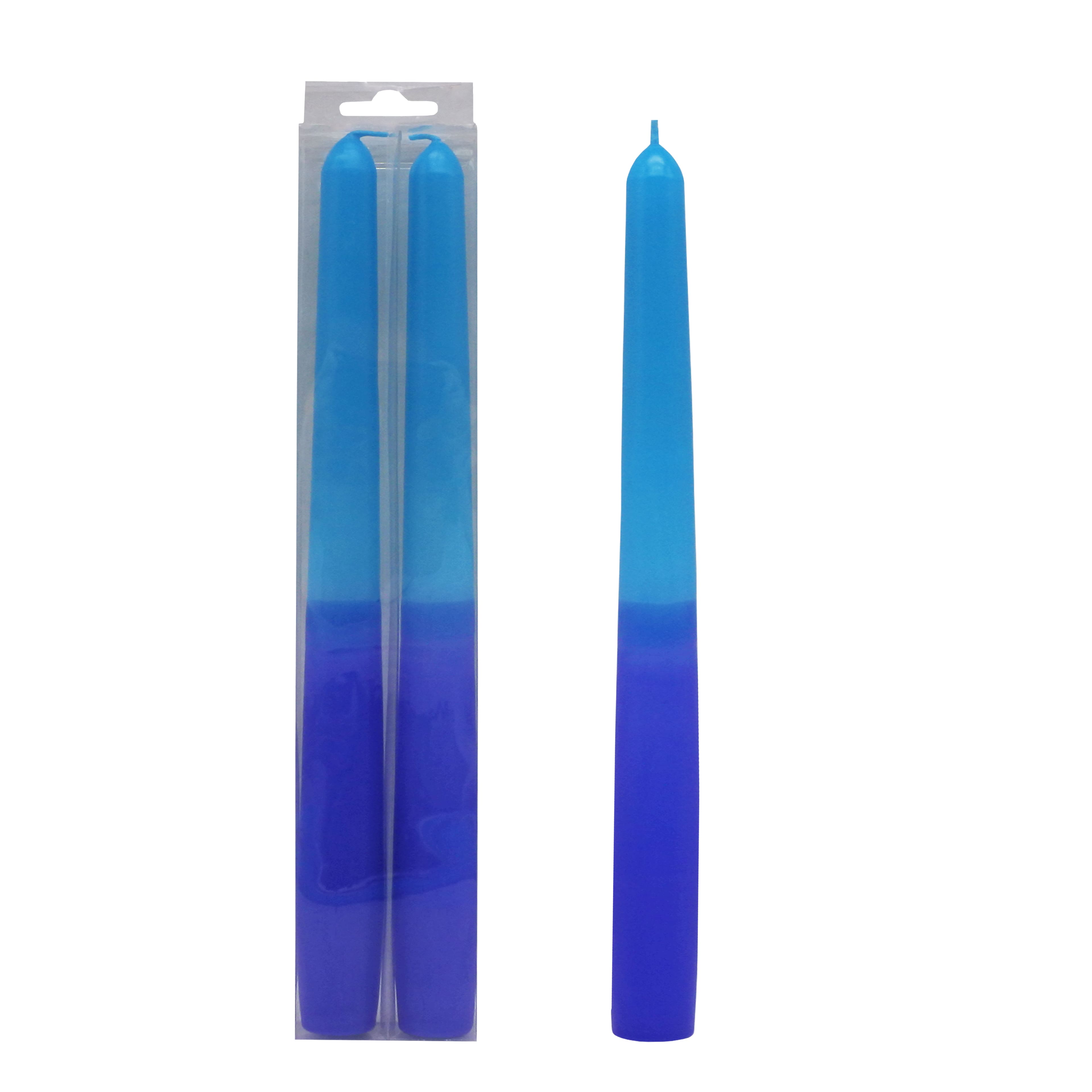 12&#x22; Blue Neon Taper Candles by Ashland&#xAE;, 2ct.