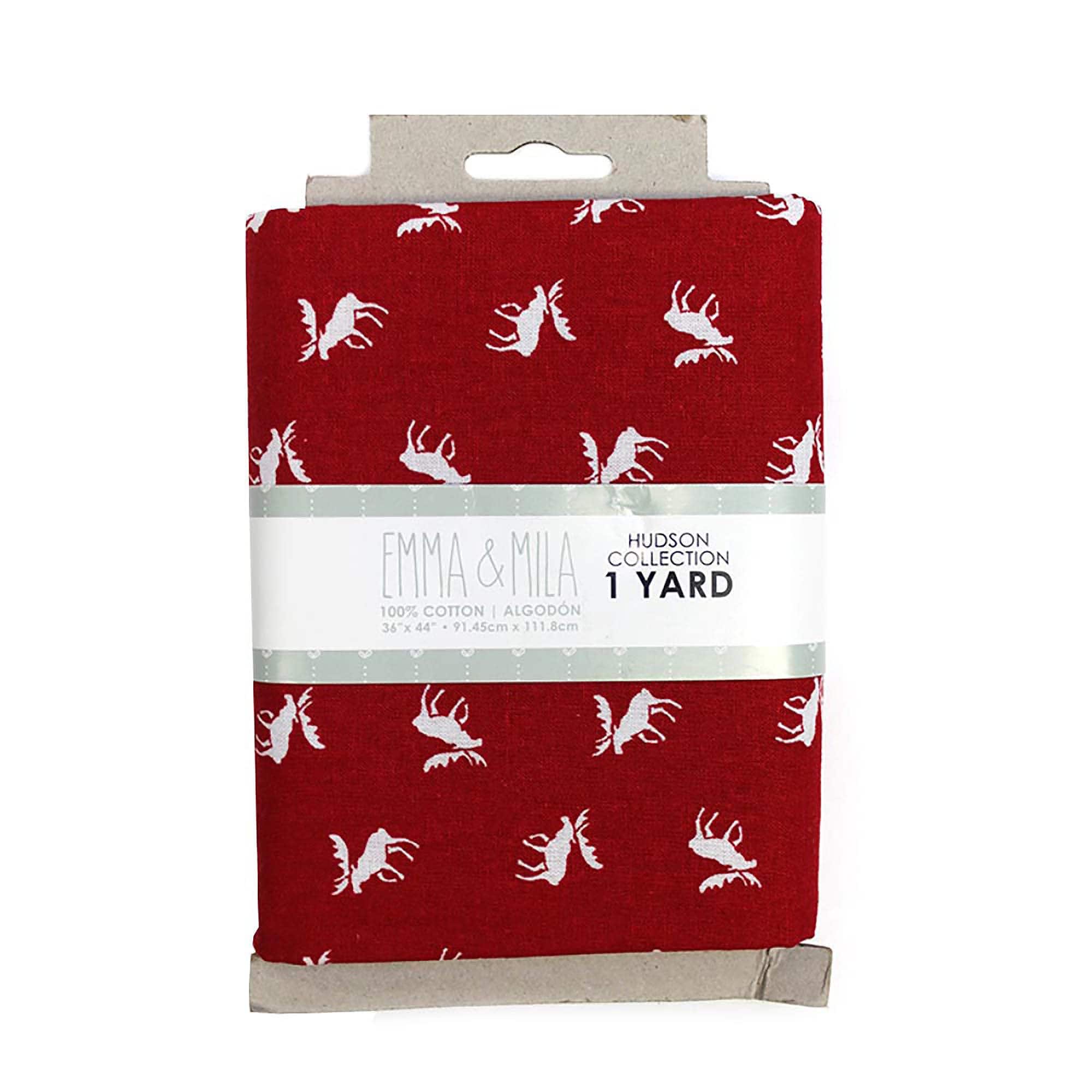 Emma & Mila® Hudson Collection Moose Precut Cotton Fabric, 4ct.