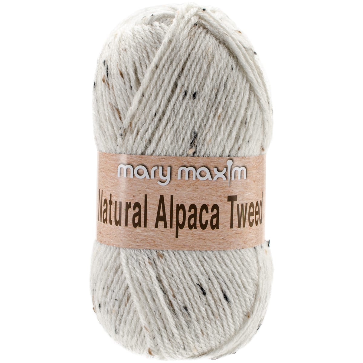 Mary Maxim Natural Alpaca Tweed Yarn