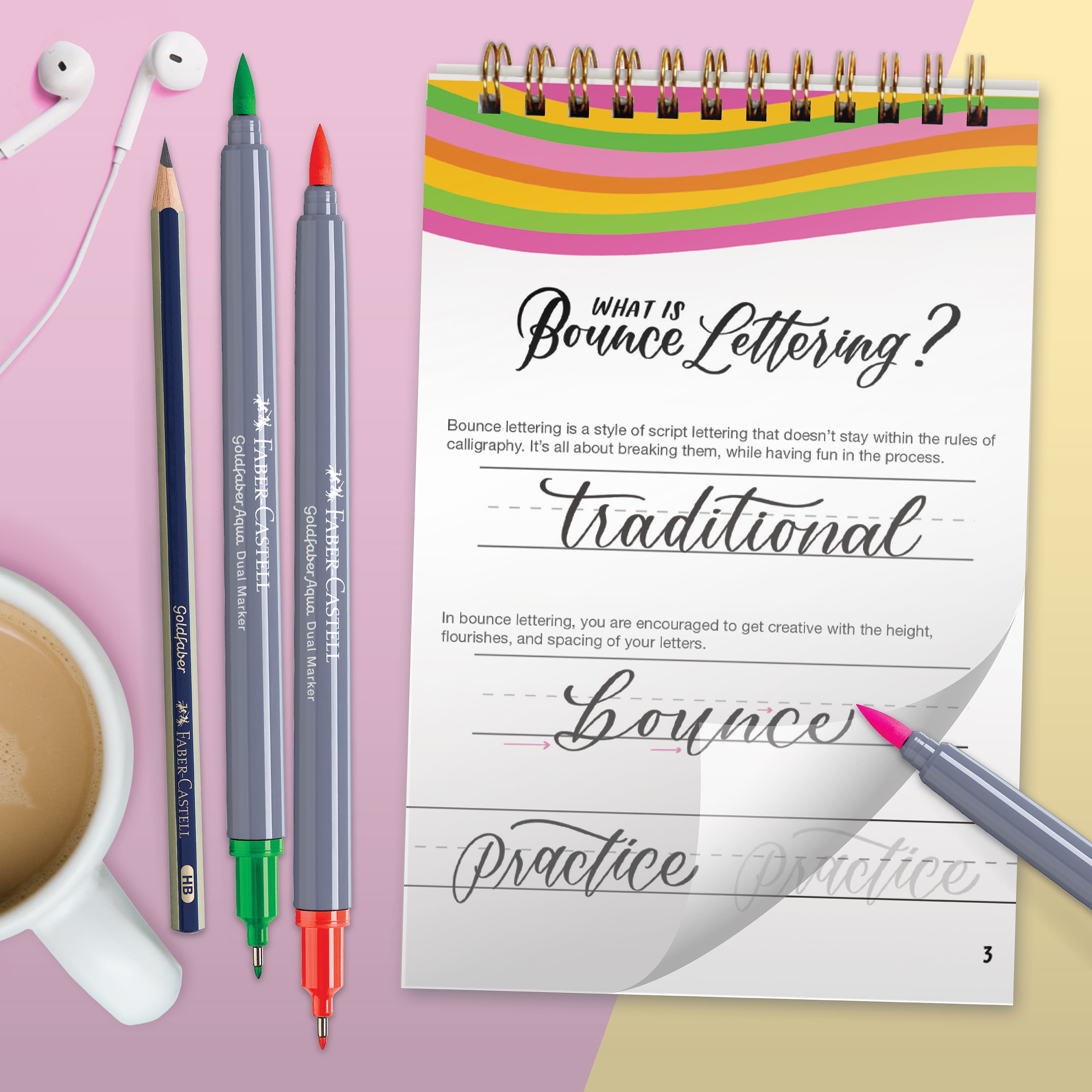 Faber-Castell&#xAE; Bounce Lettering Kit