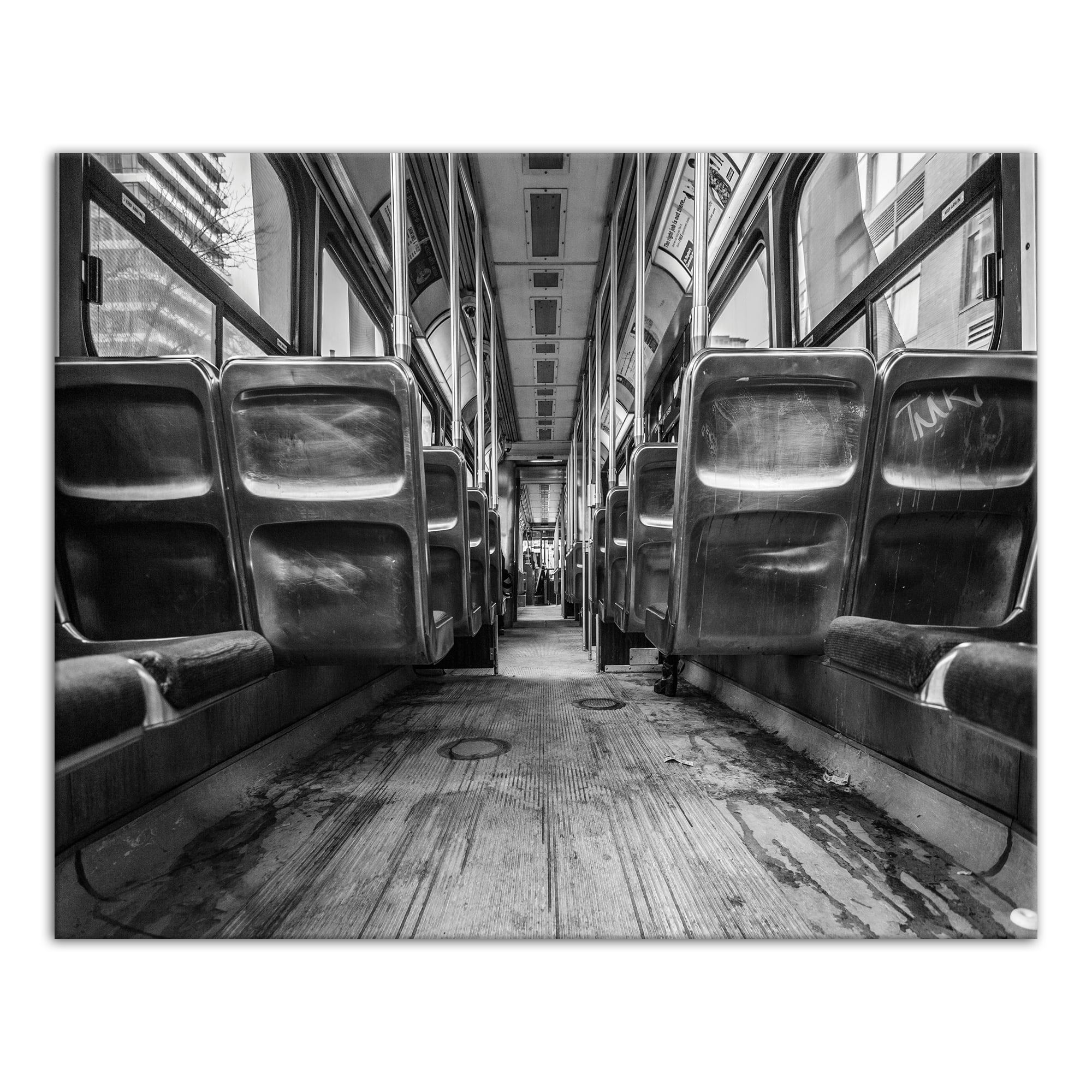 City Bus 20" x 16" Canvas Wall Art