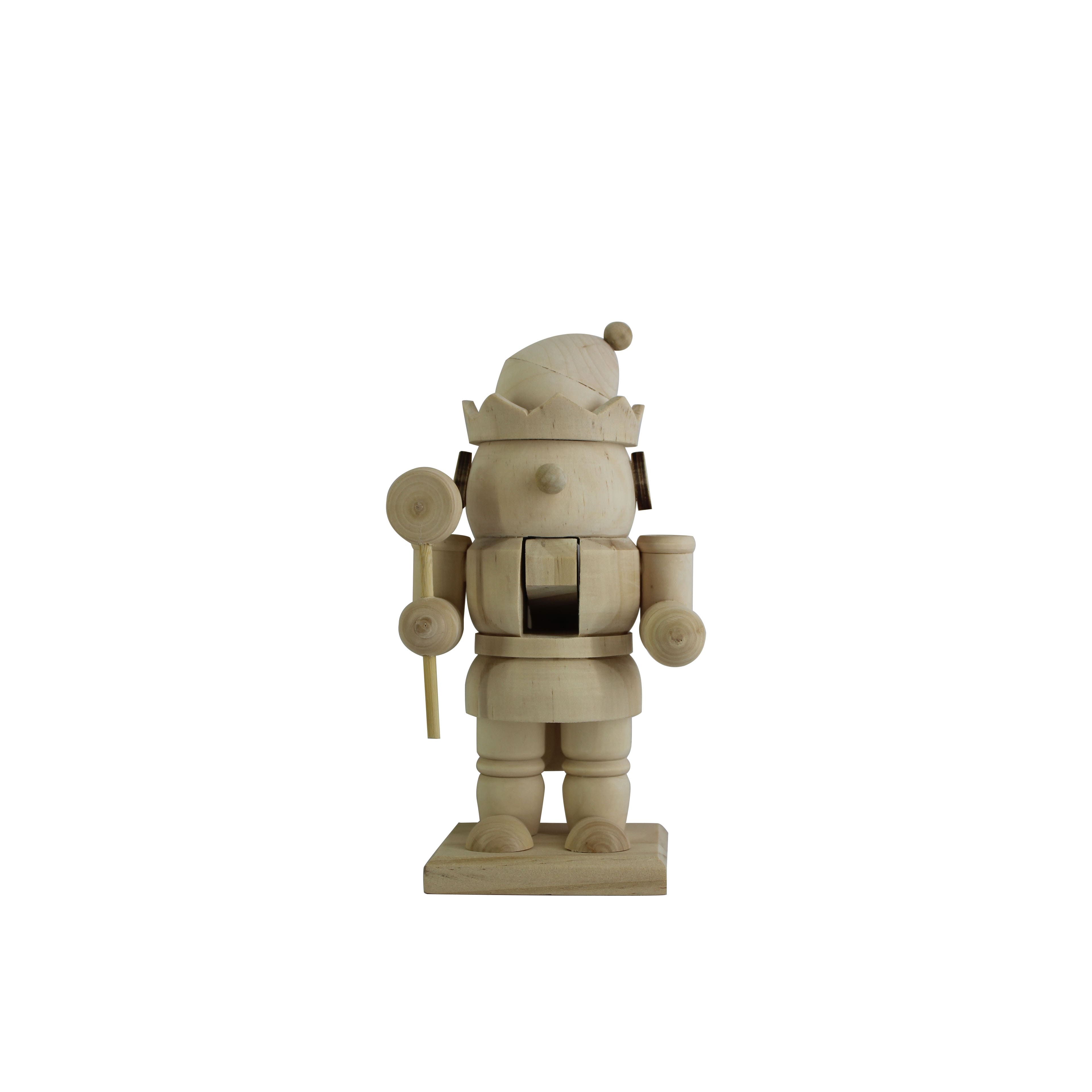 7&#x22; Christmas Elf with Lollipop DIY Pinewood Nutcracker by Make Market&#xAE;
