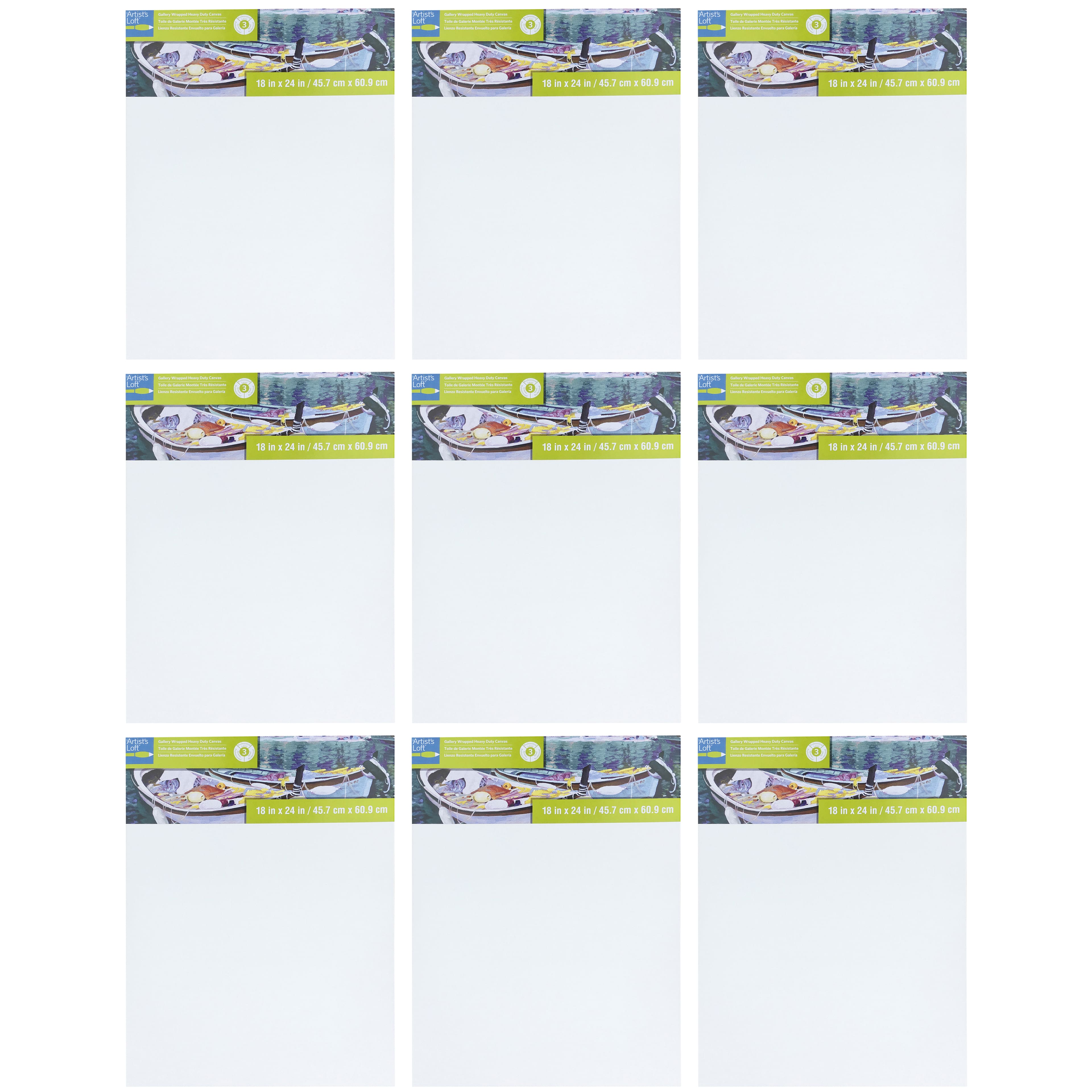 6 Pack: Level 3 Gallery Wrapped Heavy Duty Canvas by Artist's Loft®