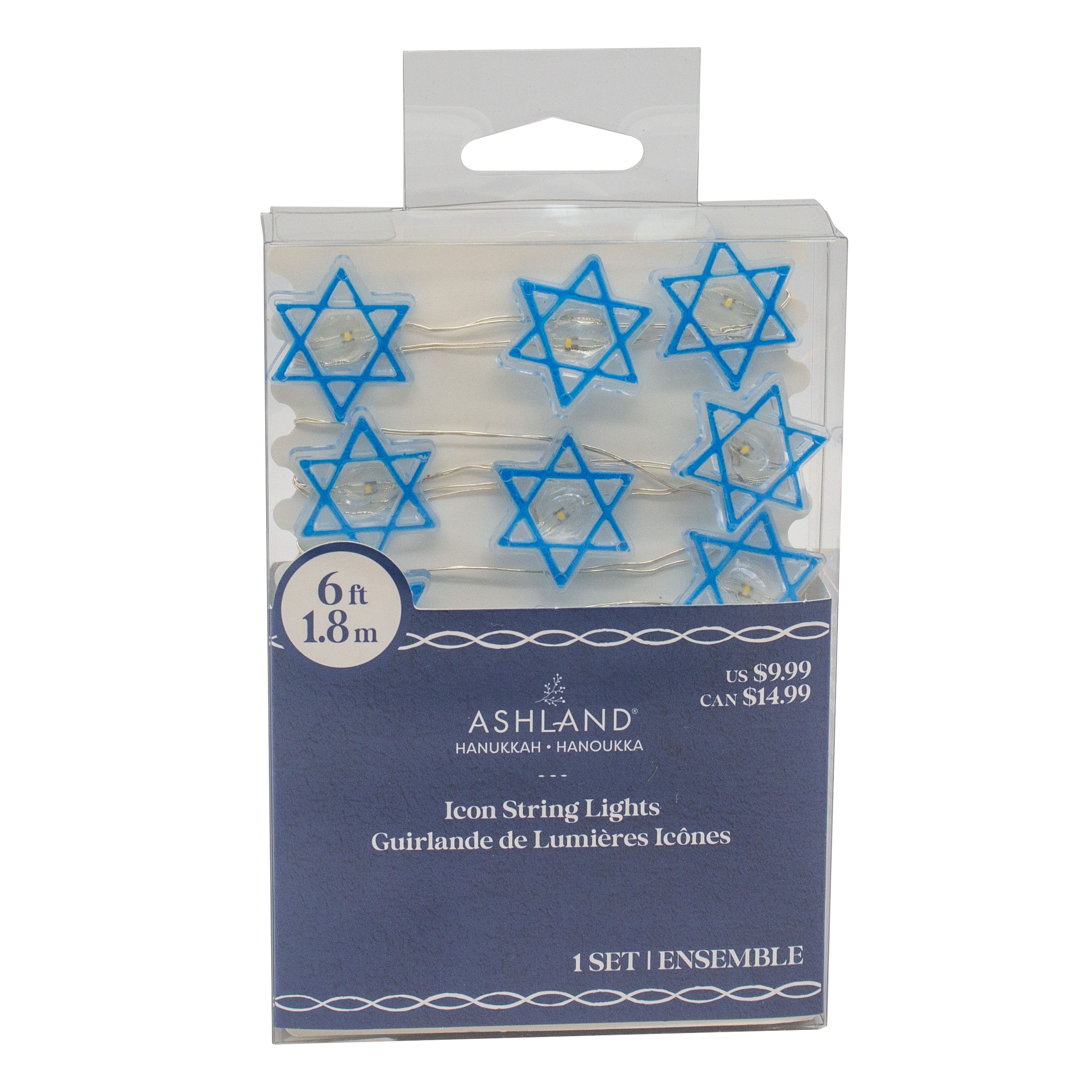 6ft. Star of David Hanukkah String Lights by Ashland&#xAE;