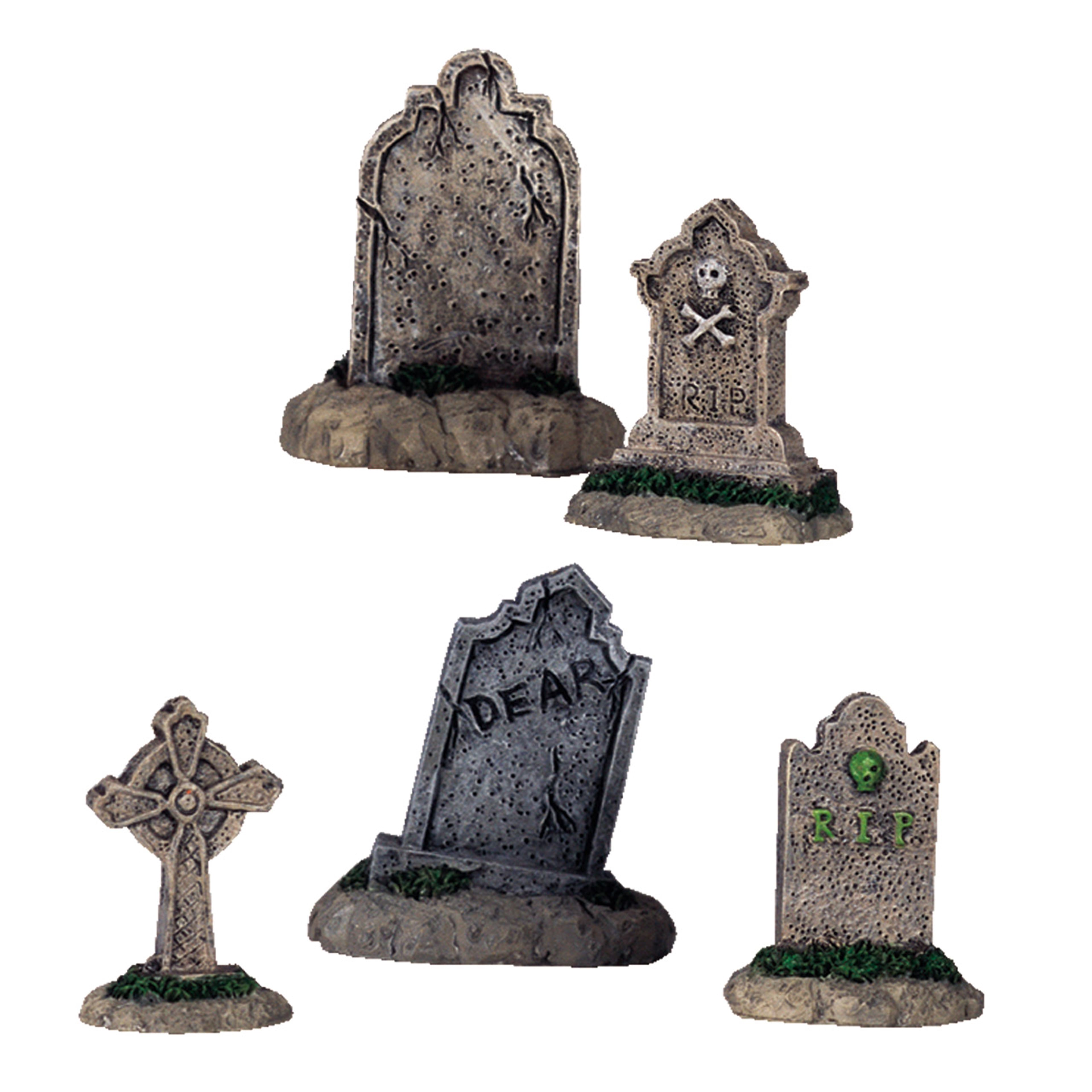 Lemax Spooky Town Tombstones