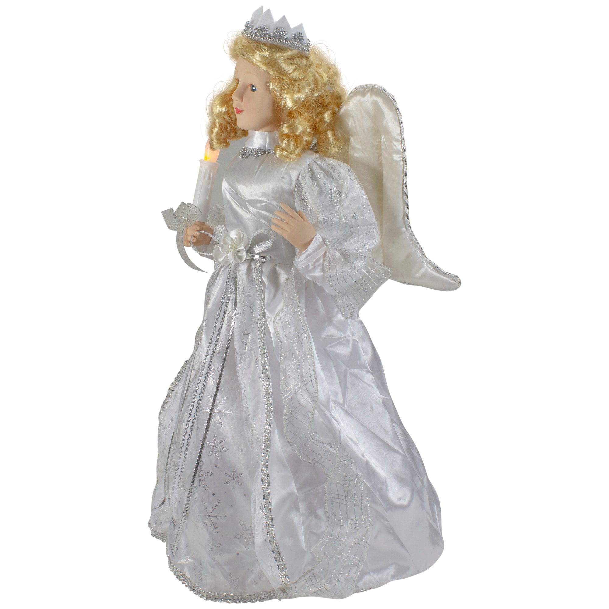 24&#x22; Lighted Standing Animated Angel Musical Christmas Figure