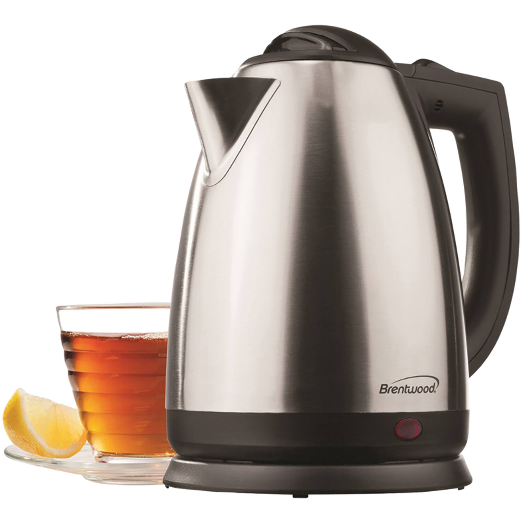 Brentwood 2L Stainless Steel Electric Cordless Tea Kettle