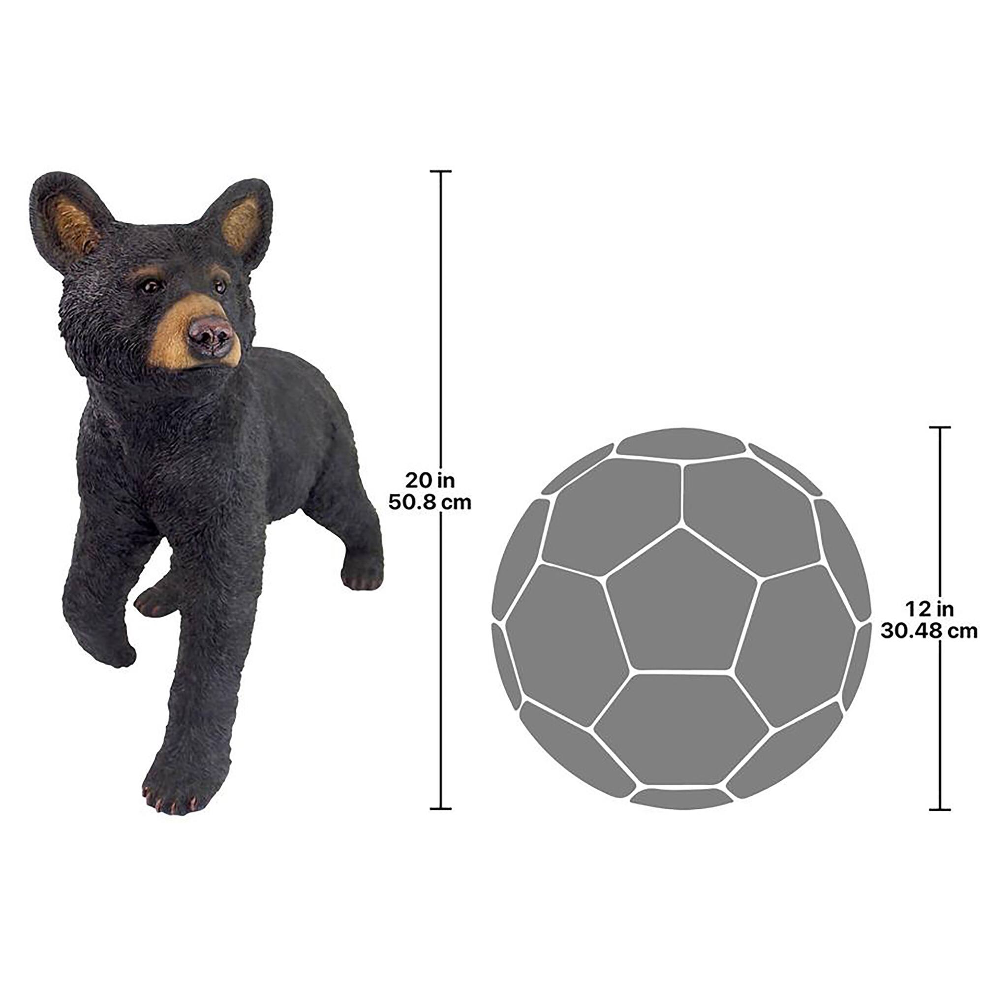 Design Toscano 20&#x22; Snooping Cub Black Bear Statue