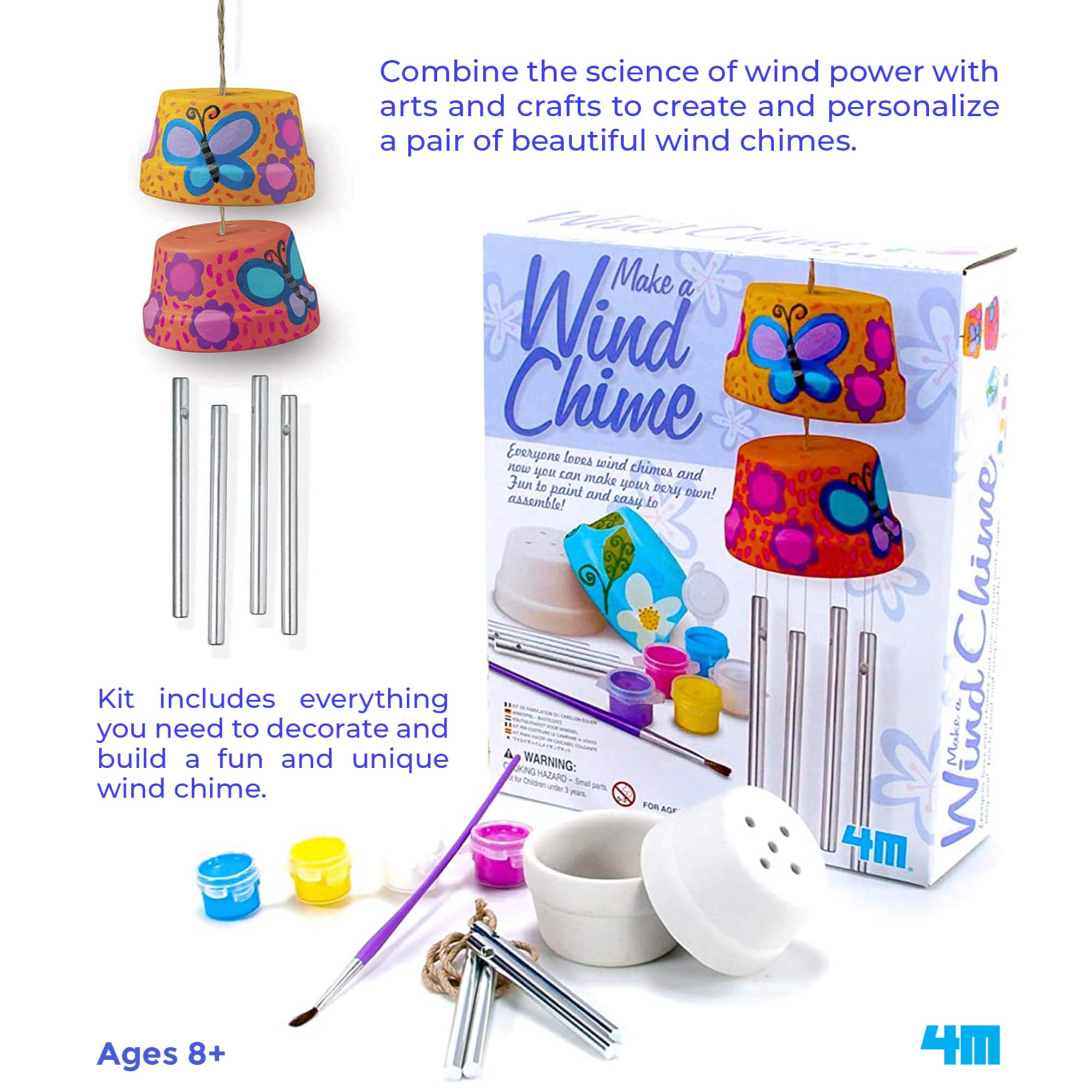 Toysmith 4M Make A Wind Chime Craft Kit | Science Kits | Michaels
