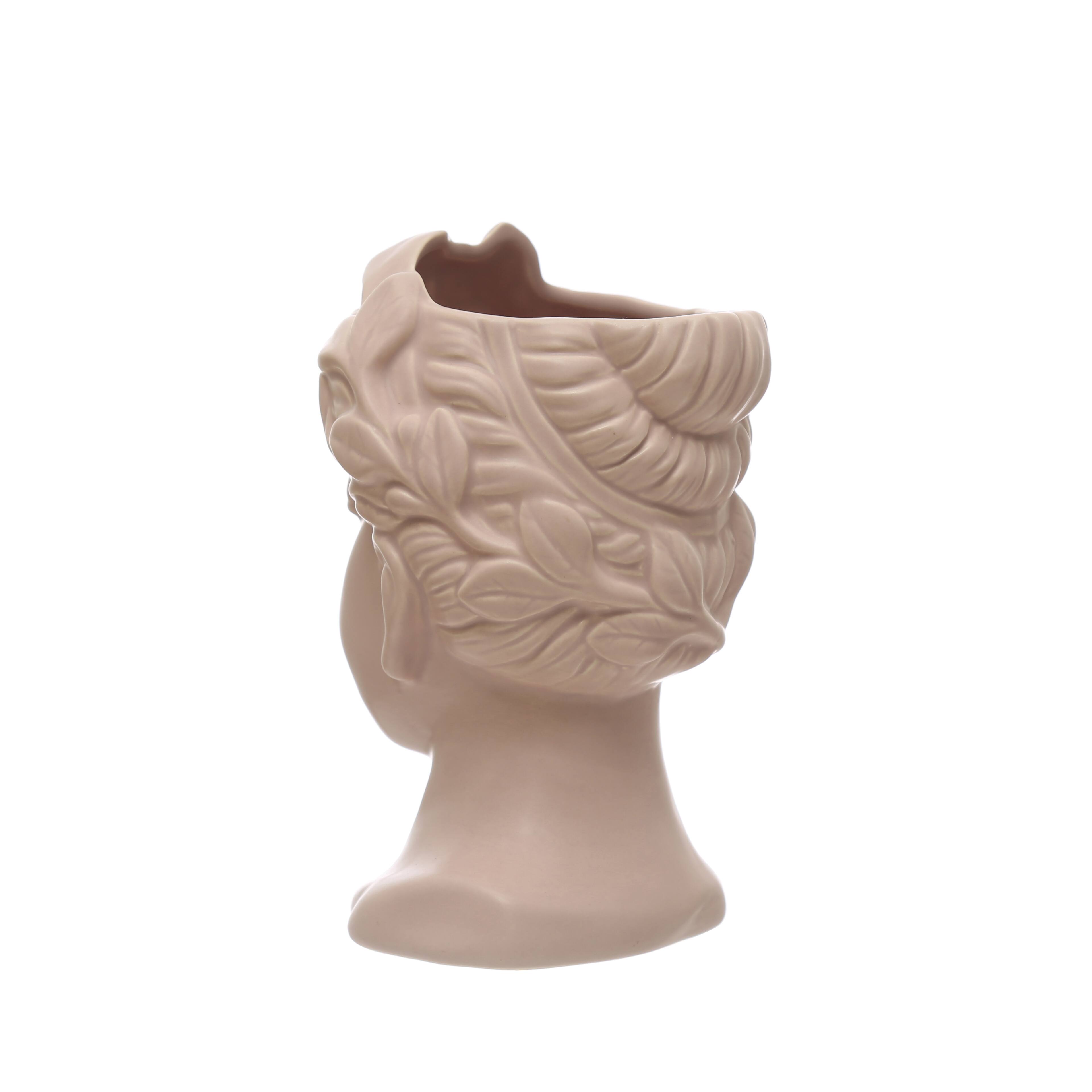 8.5" Sculpted Greek Head Planter by Ashland® Spring Baskets