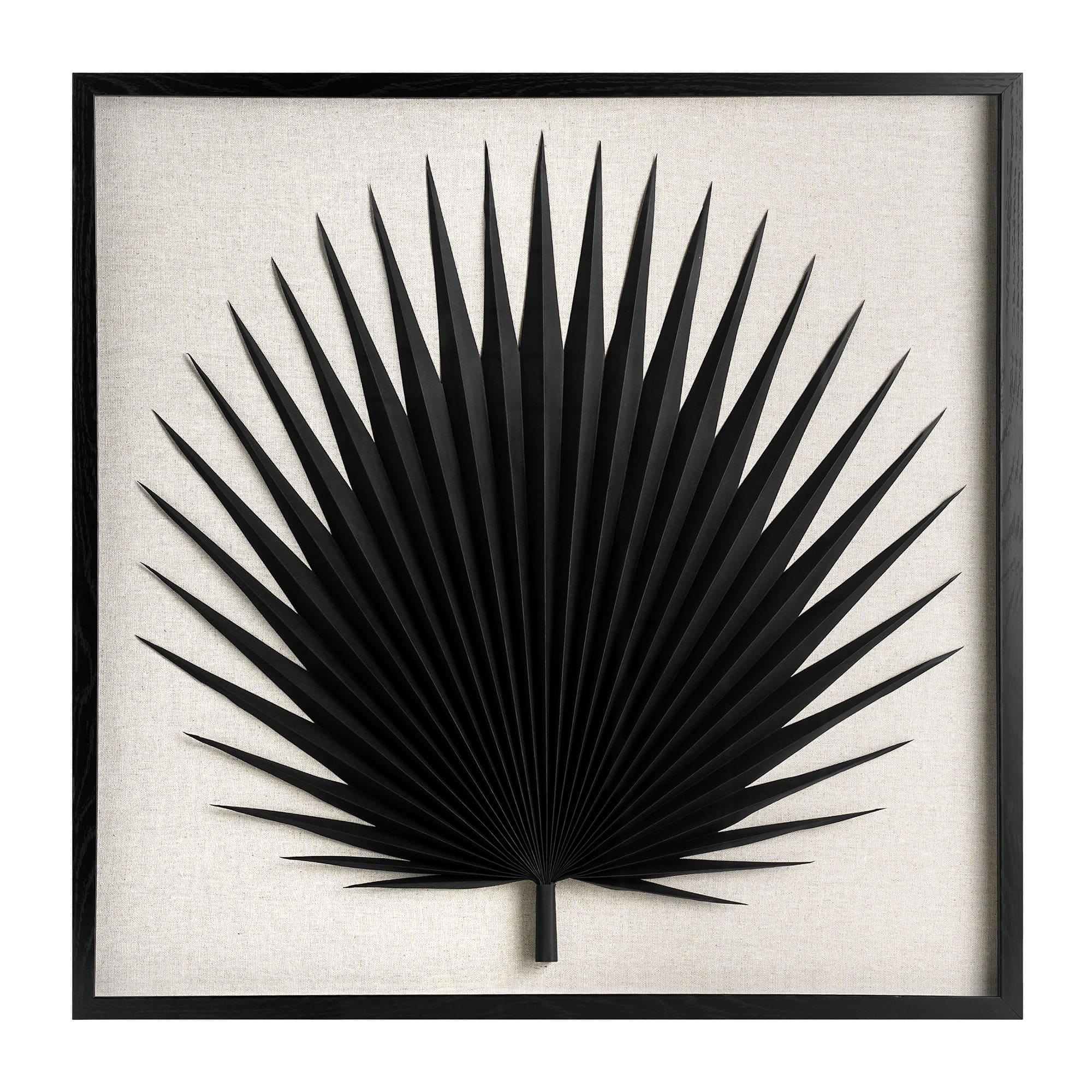 American Art Decor A Faraway Oasis Paper & Linen Wall Art - 24" x 24"