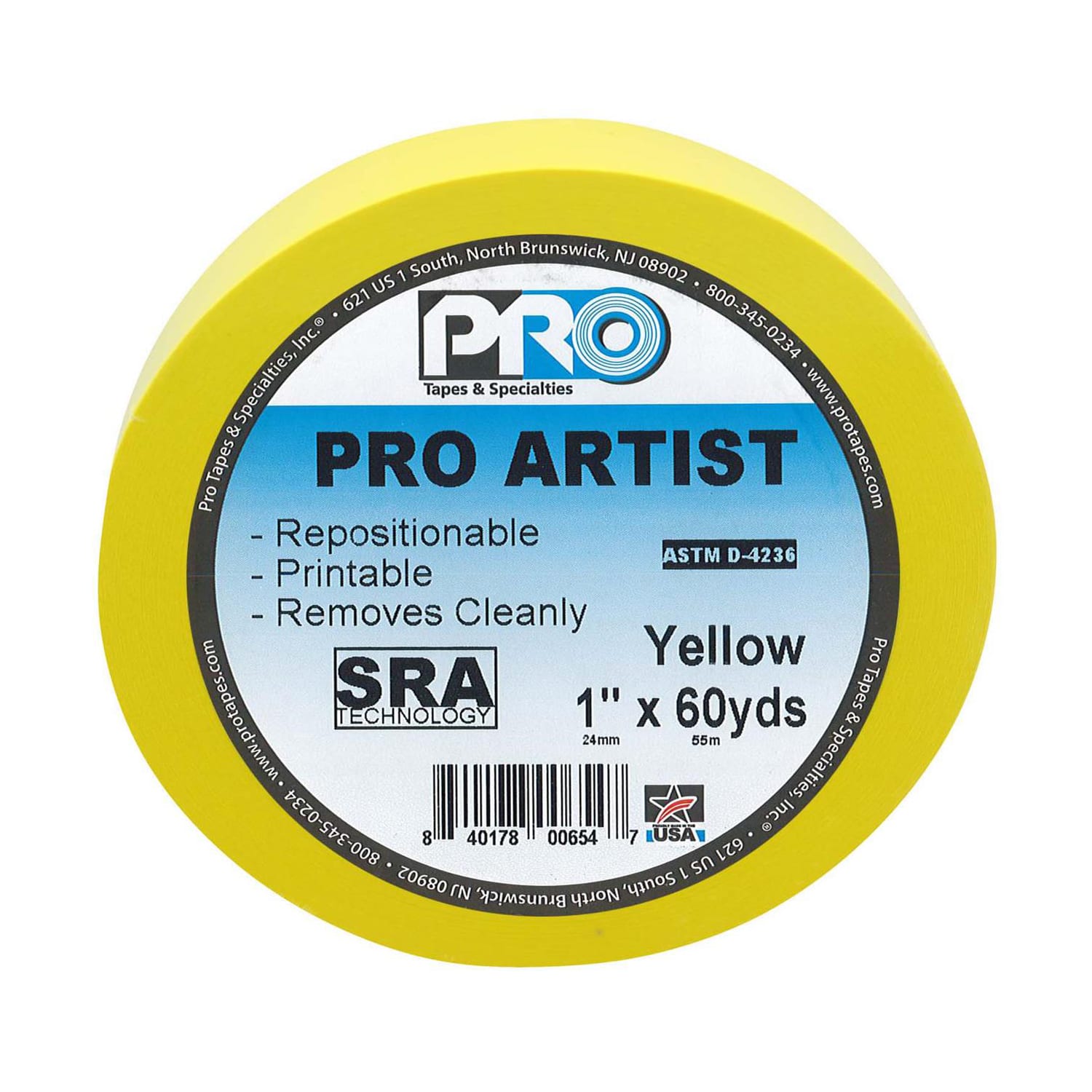 Pro Art Tape Artist Wht 1 1/2X60 :: Art Stop