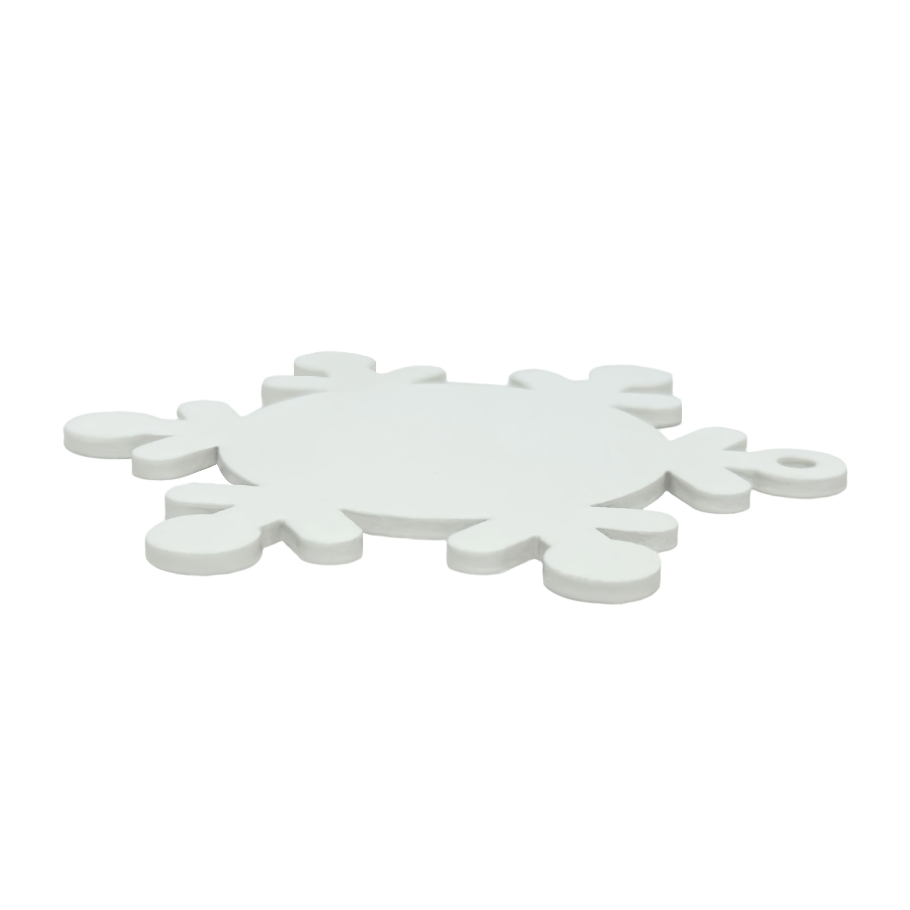 3.5" DIY Whitewashed Plywood Snowflake Ornaments, 12ct. by Make Market®