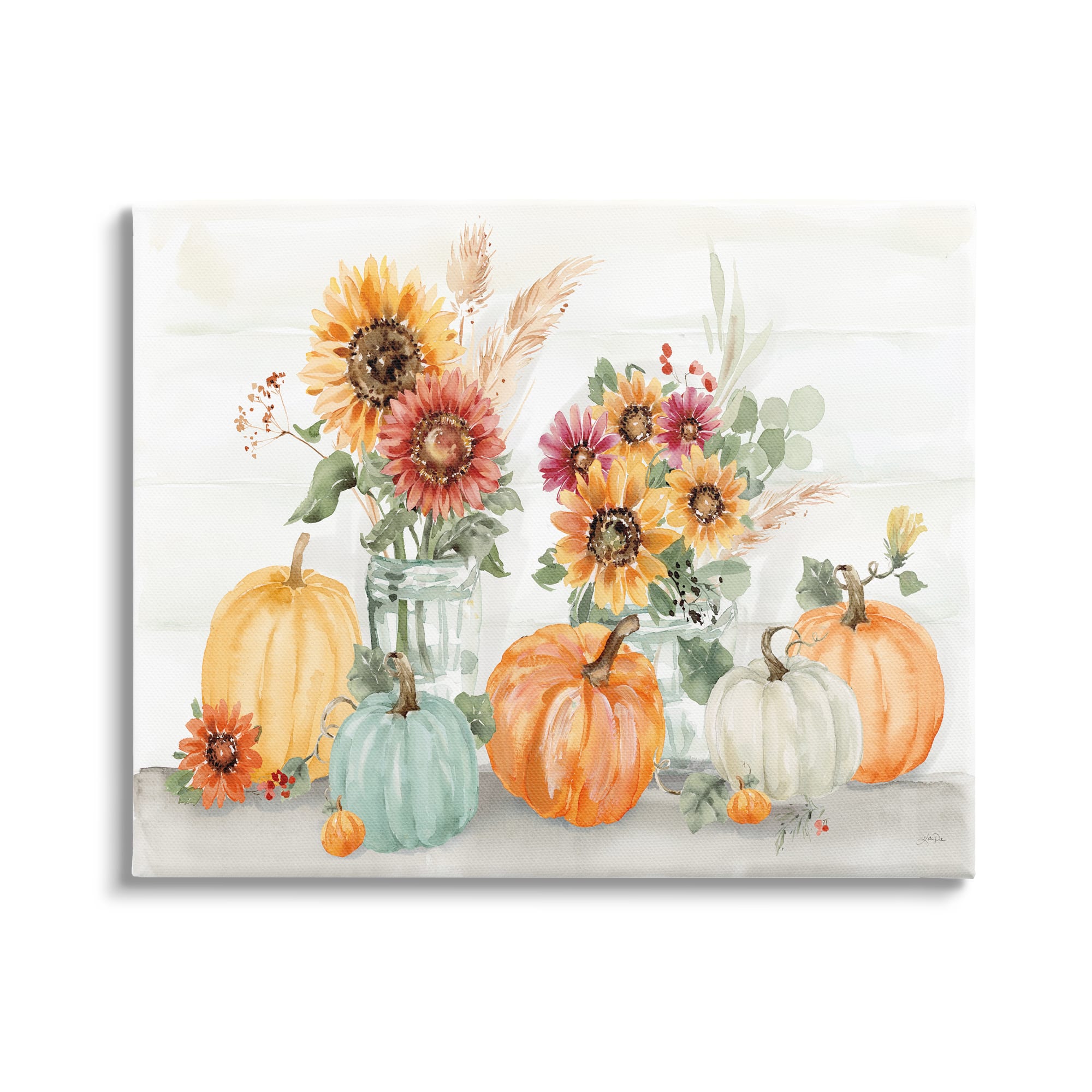 Stupell Industries Autumn Ramble Country Bouquets Canvas Wall Art