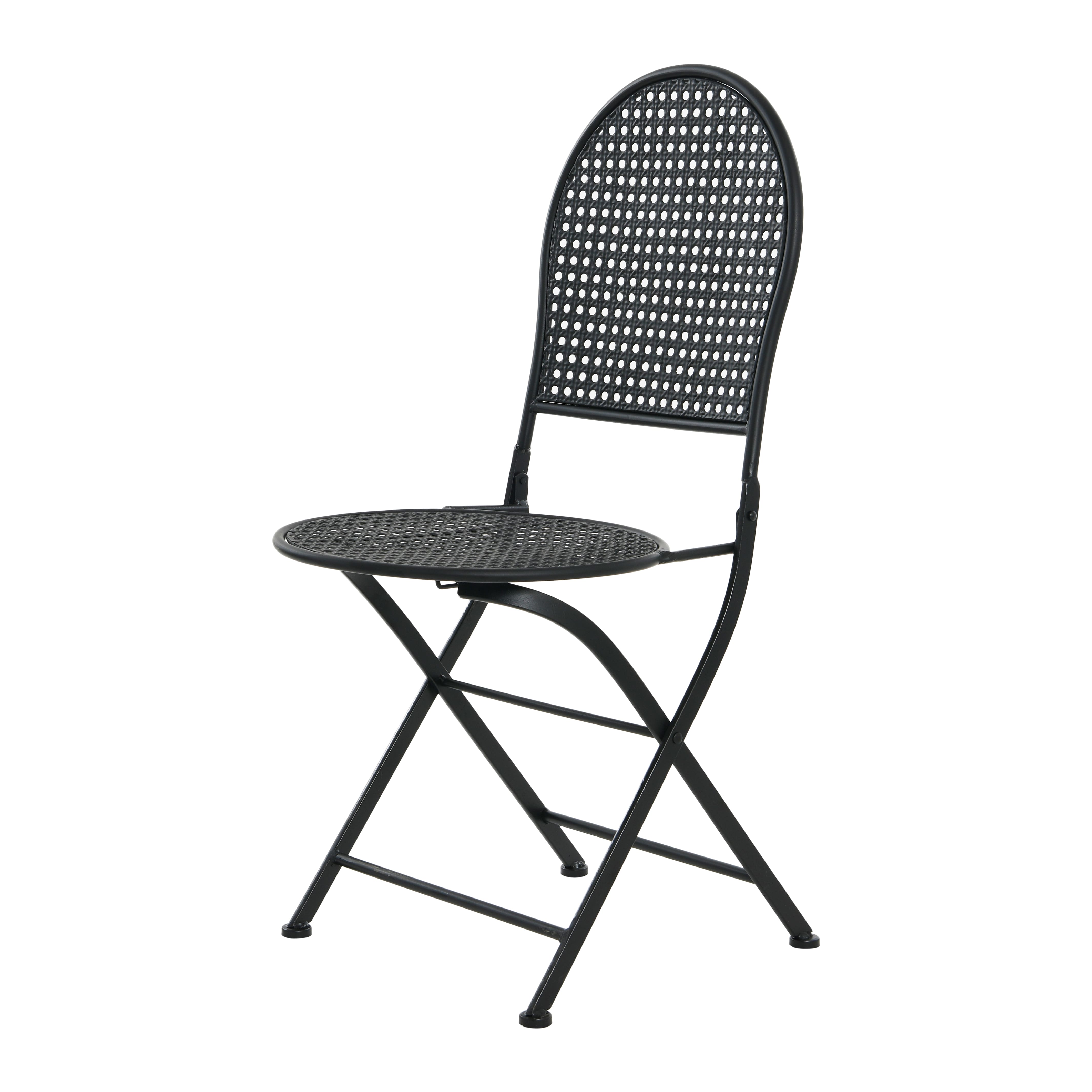 Metal Cane Outdoor Bistro Patio Set