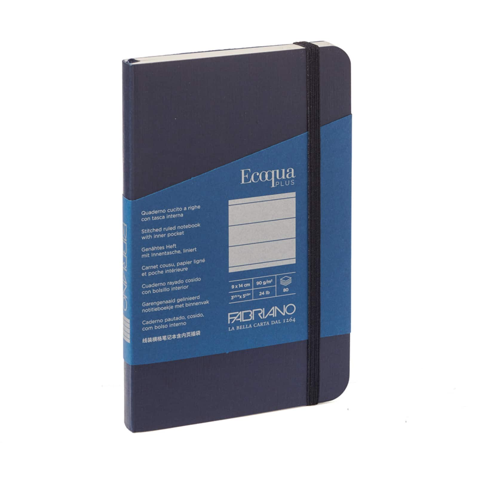 Fabriano® Ecoqua Plus Lined Stitch-Bound Notebook