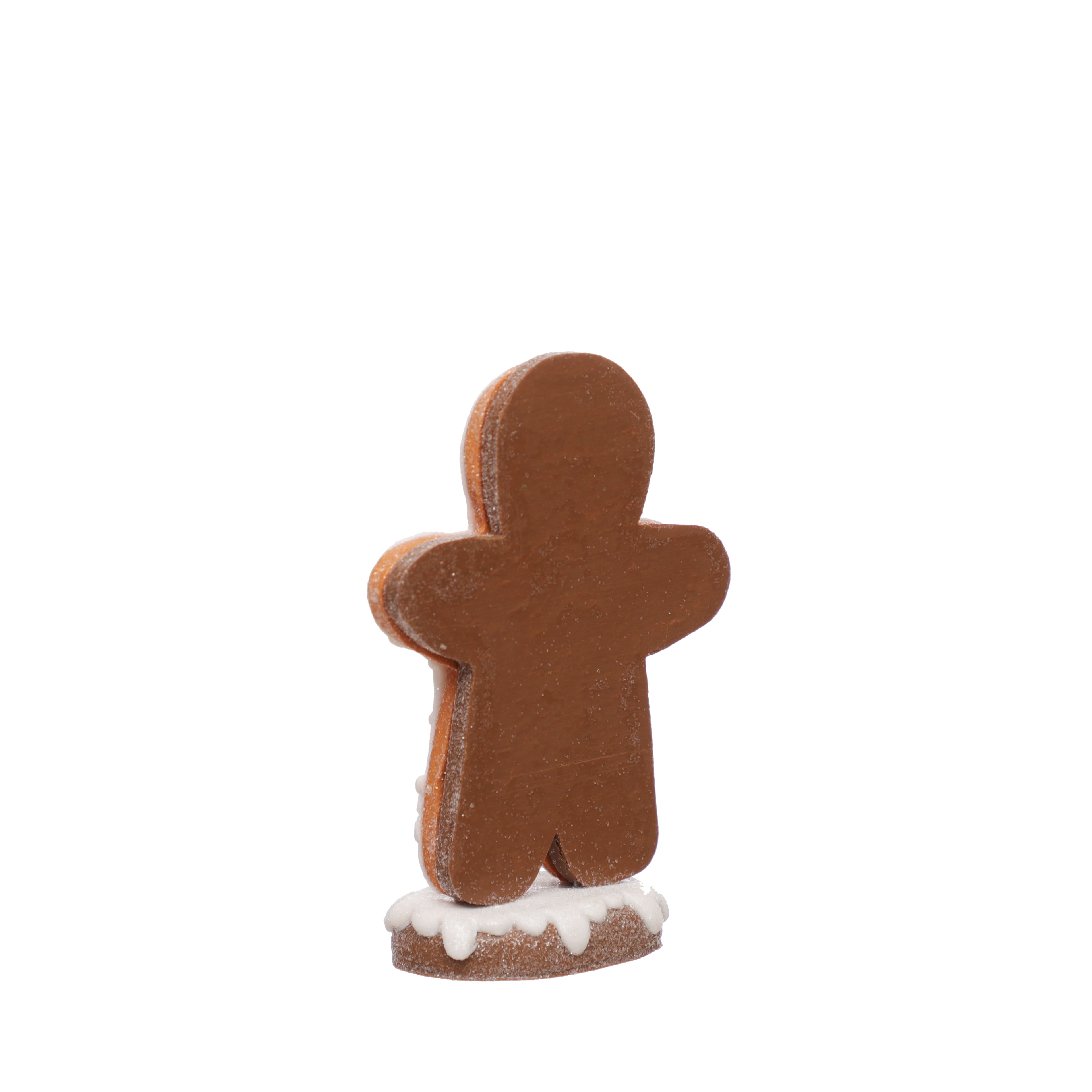 4.75&#x22; Frosted Gingerbread Man Clay Tabletop D&#xE9;cor by Ashland&#xAE;