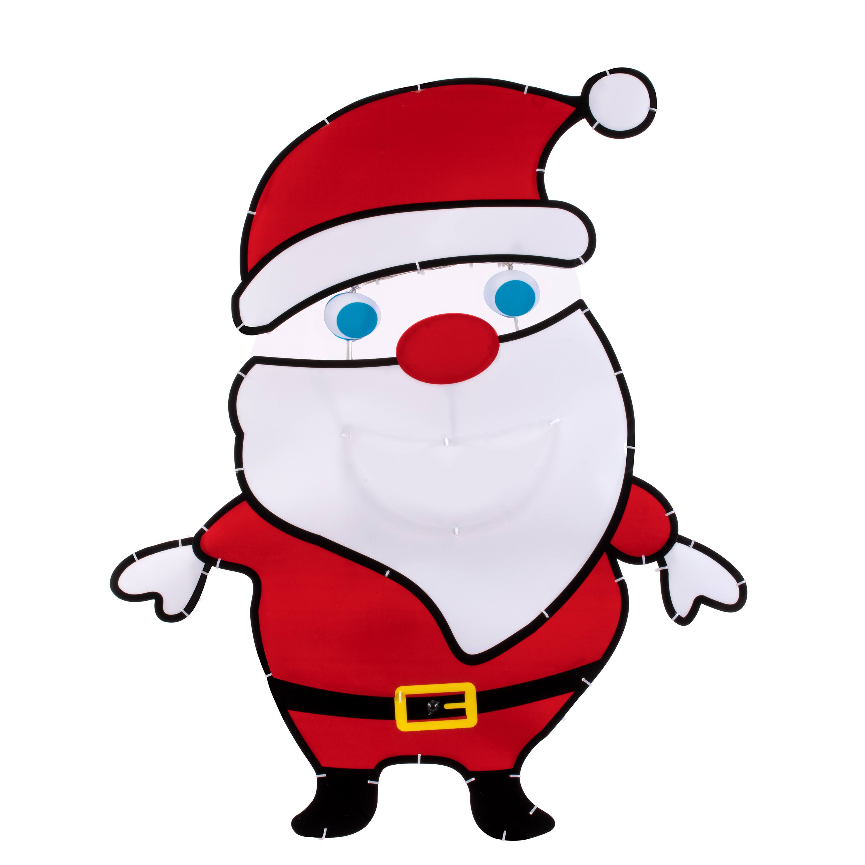 36.75" Singing Sculpture Santa