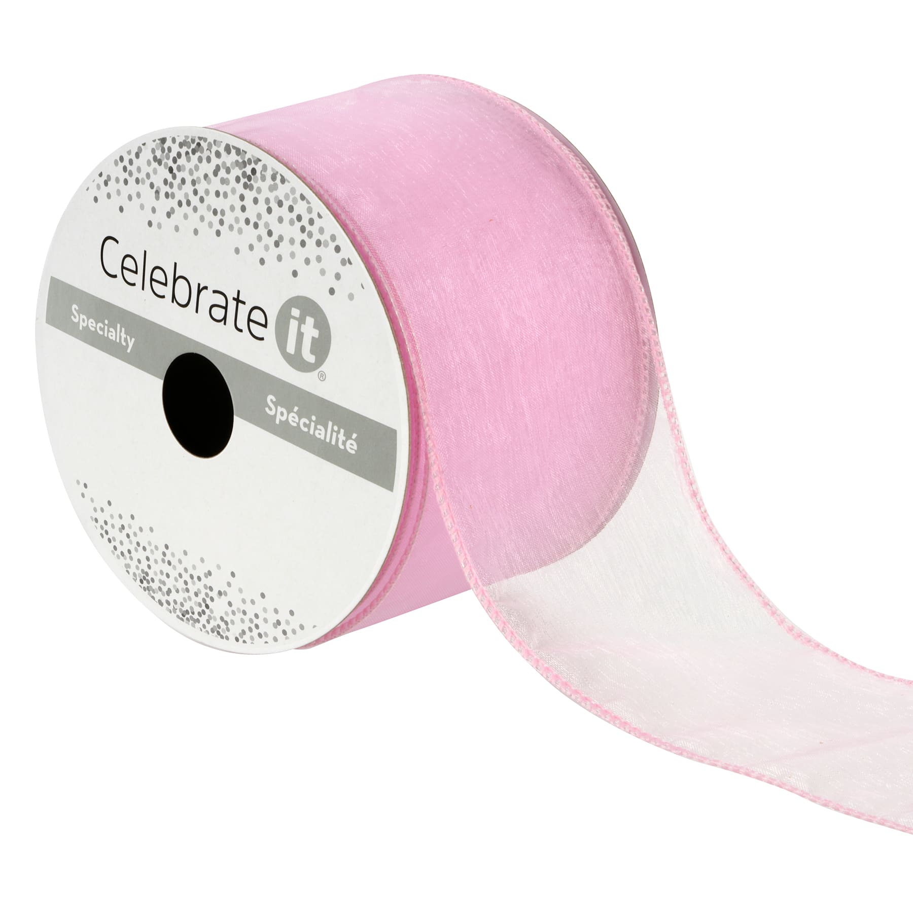 12 Pack: 2.5&#x22; x 10yd. Sheer Wired Ribbon By Celebrate It&#xAE;