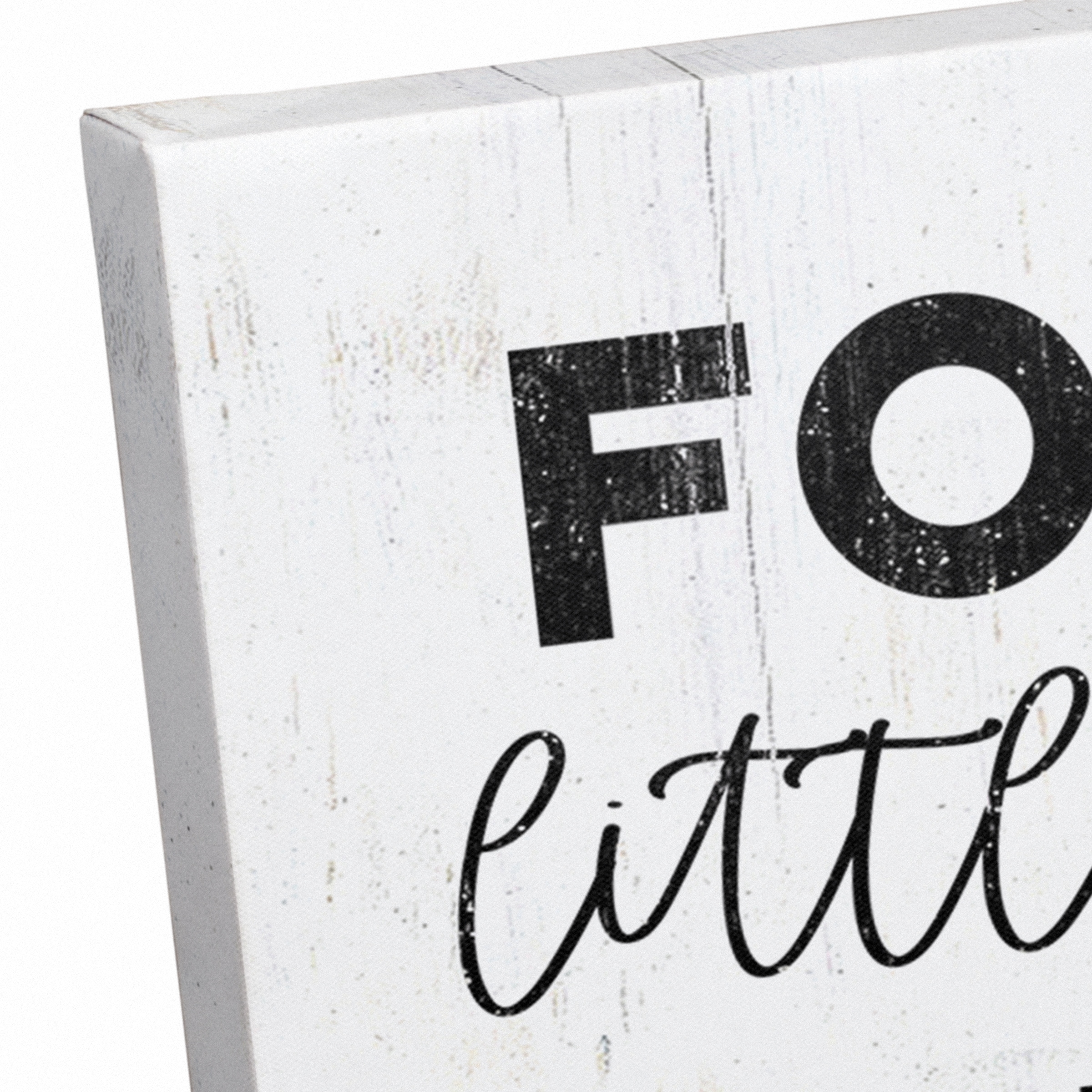 Four Little Paws One Big Heart Canvas Wall Art