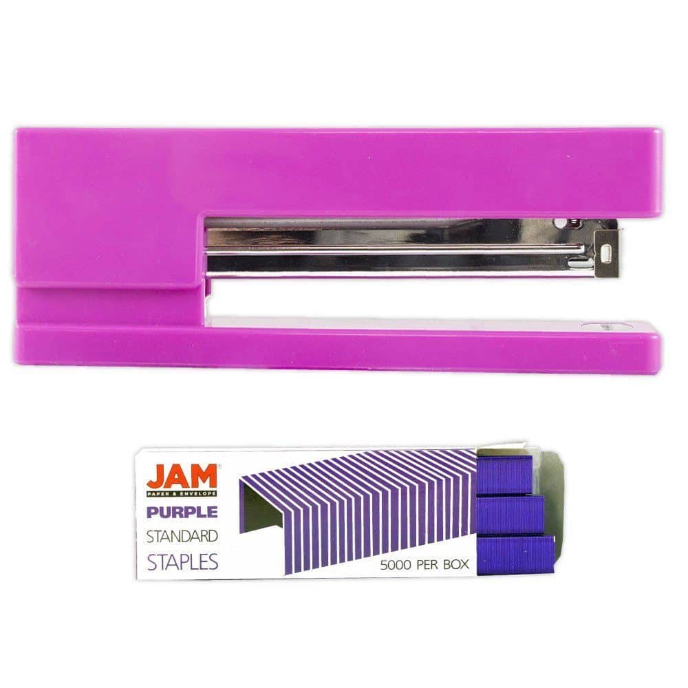 JAM Paper Desk Stapler &#x26; Staples Set