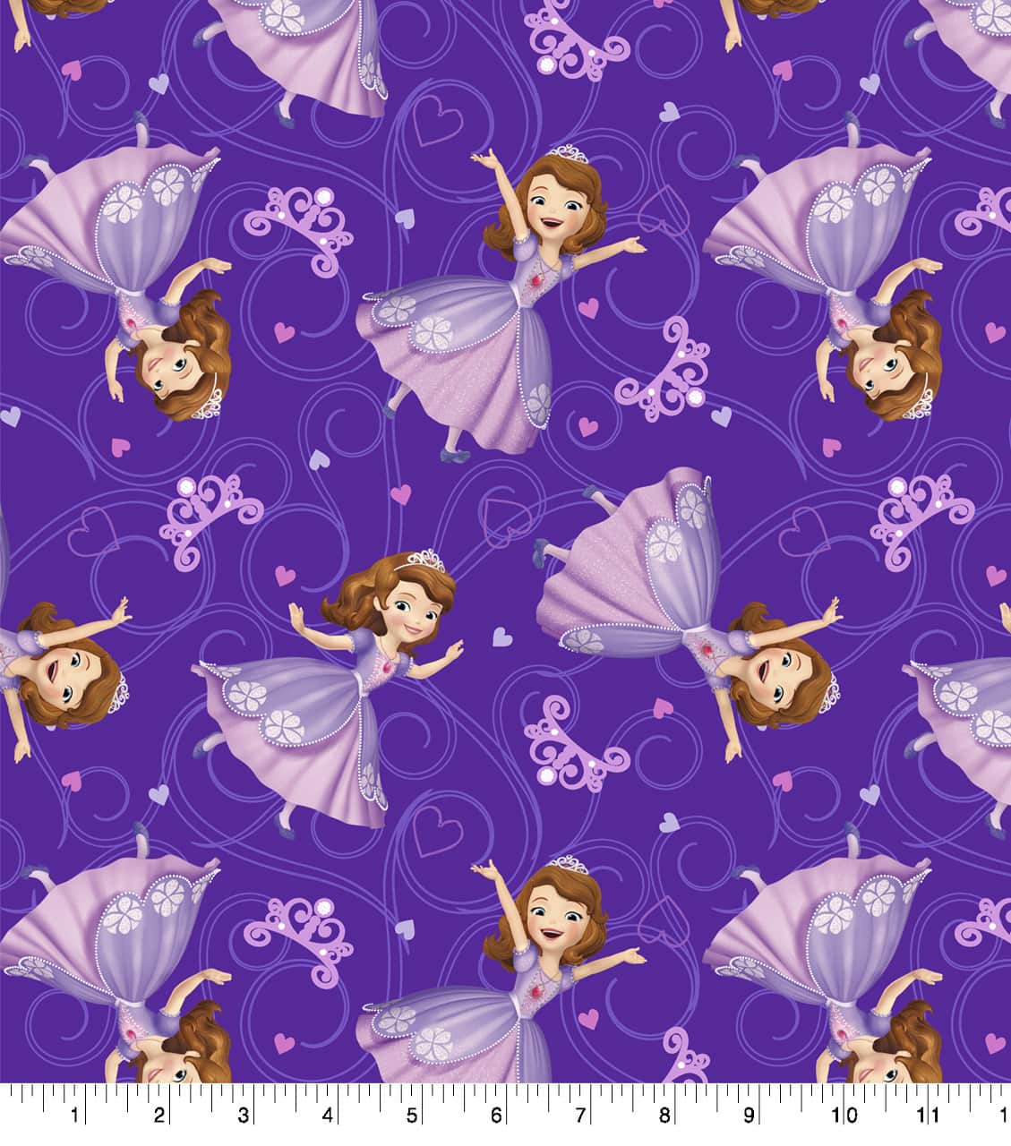 Disney Sofia the First Cotton Fabric