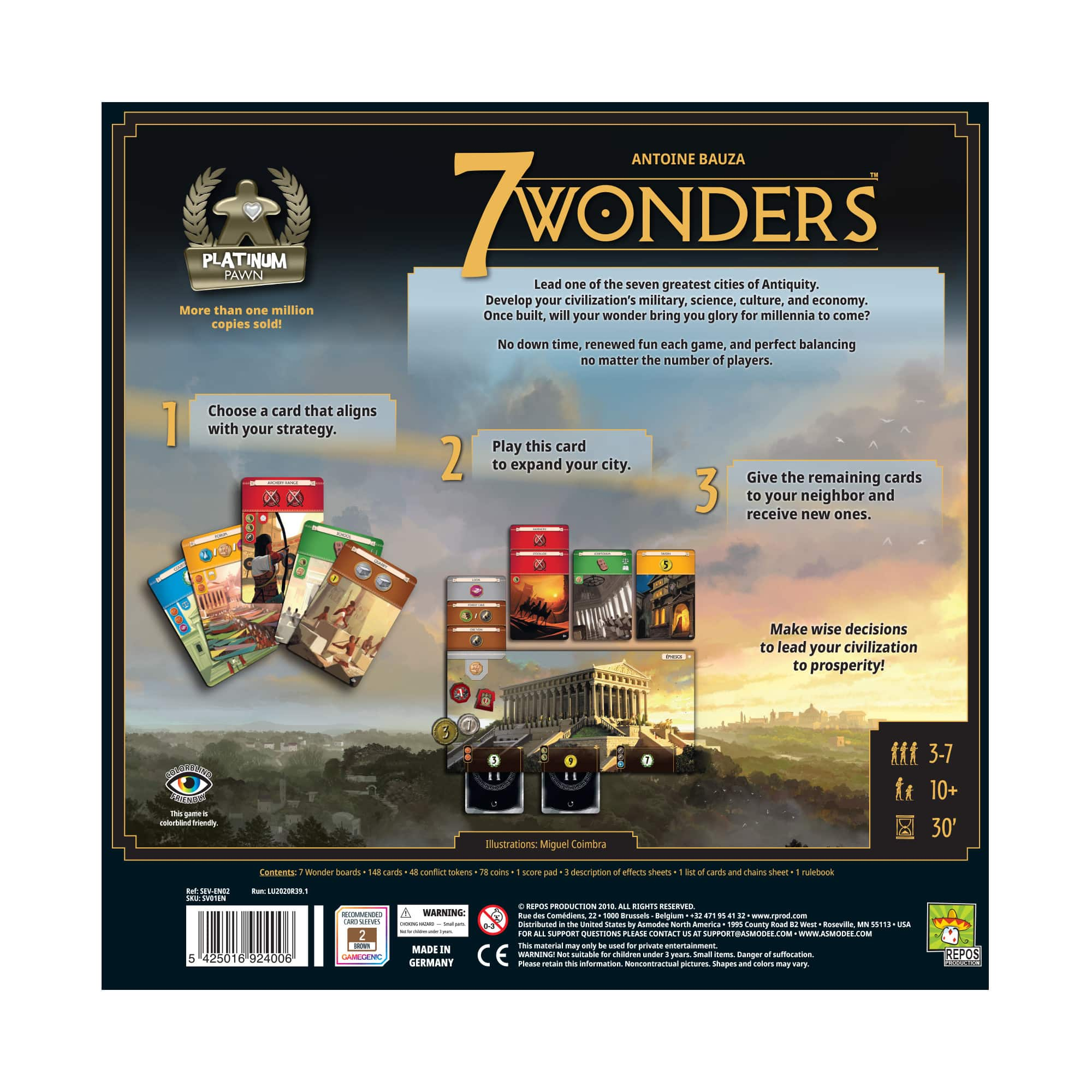 7 Wonders New Edition Board Game