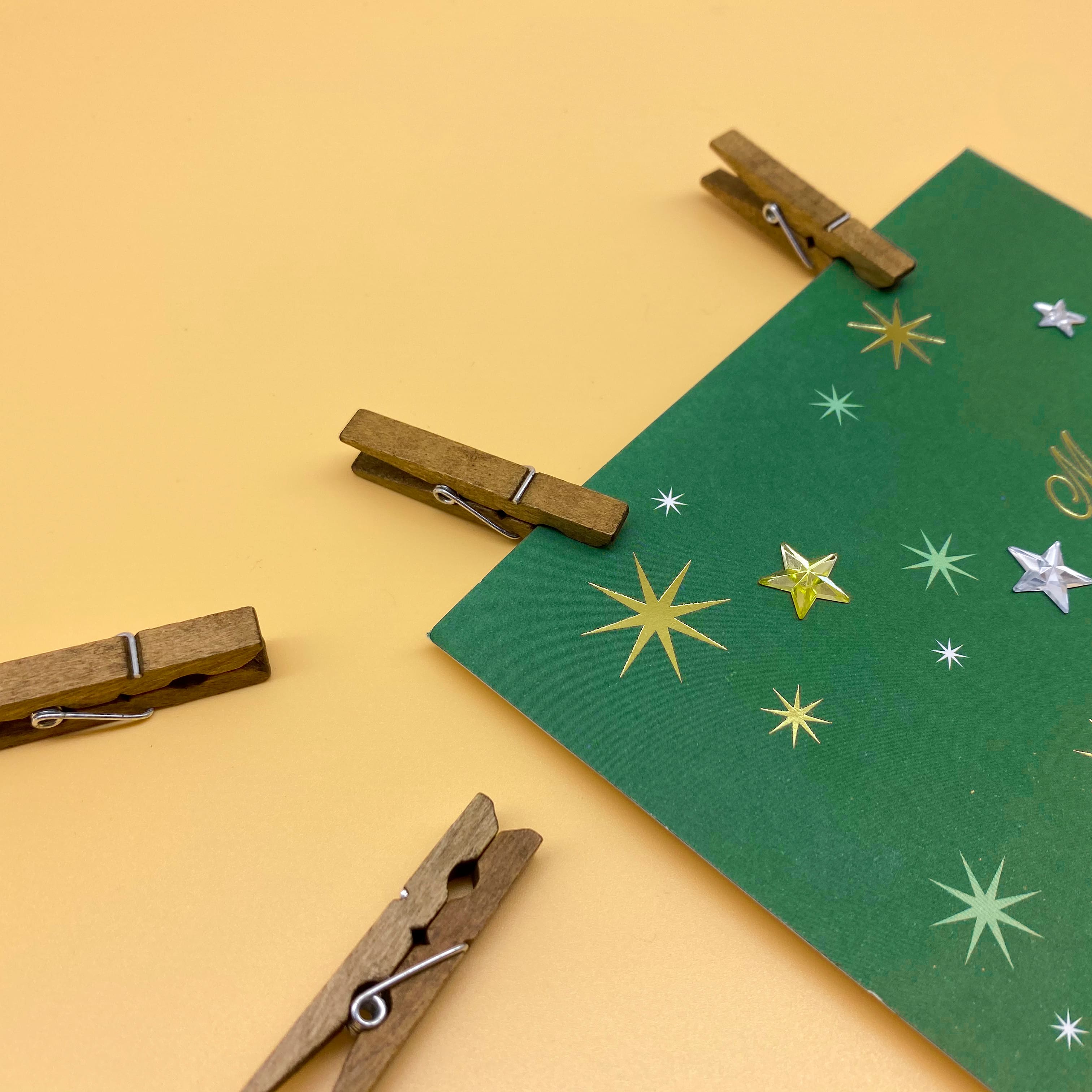 12 Packs: 30 ct. (360 total) Medium Walnut Clothespins by Recollections™