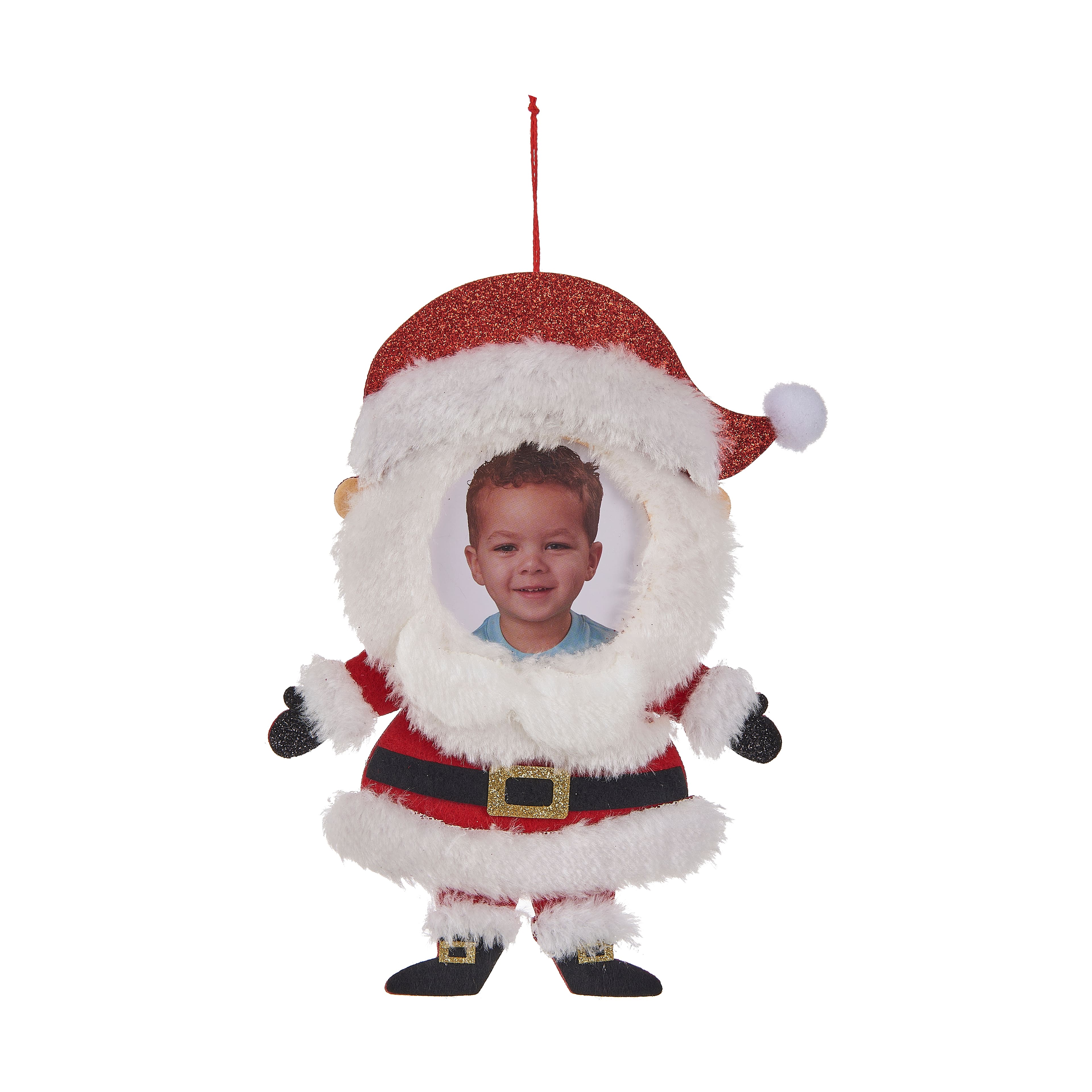 Santa Christmas Felt Frame Ornament by Studio D&#xE9;cor&#xAE;