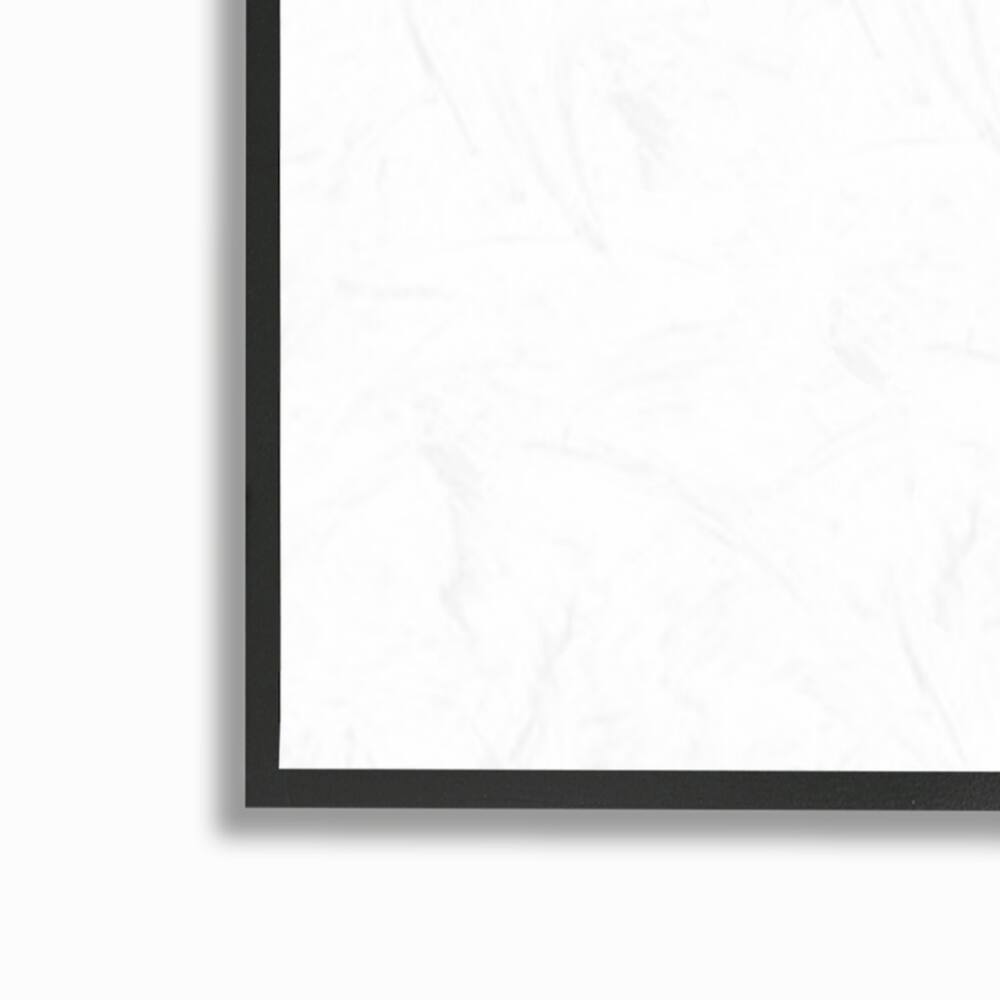 Stupell Industries Johnny Cash Fashion Design Wall Accent with Black Frame