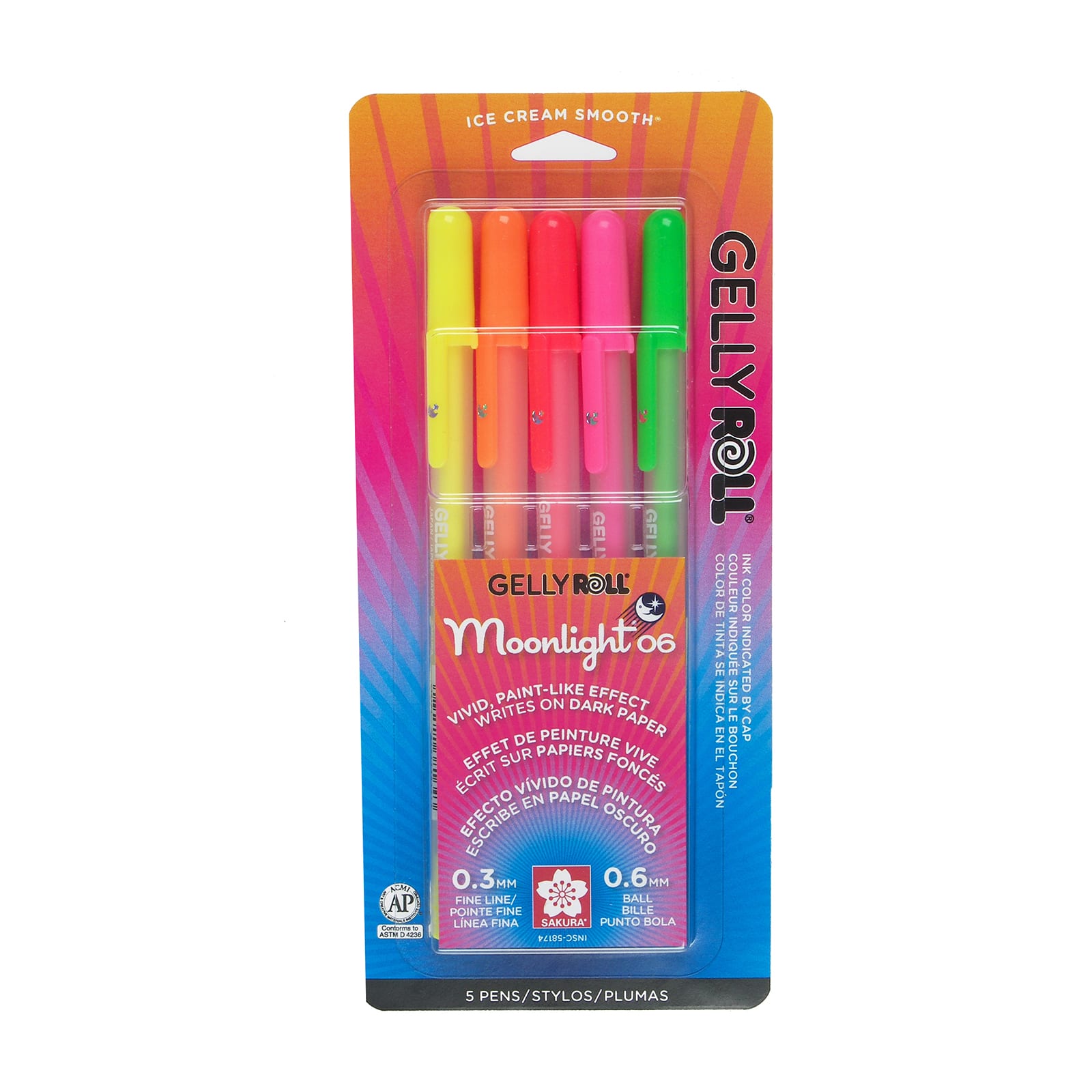 6 Packs: 5 ct. (30 total) Gelly Roll® Moonlight® 06 Fine Point Dawn Gel Pens