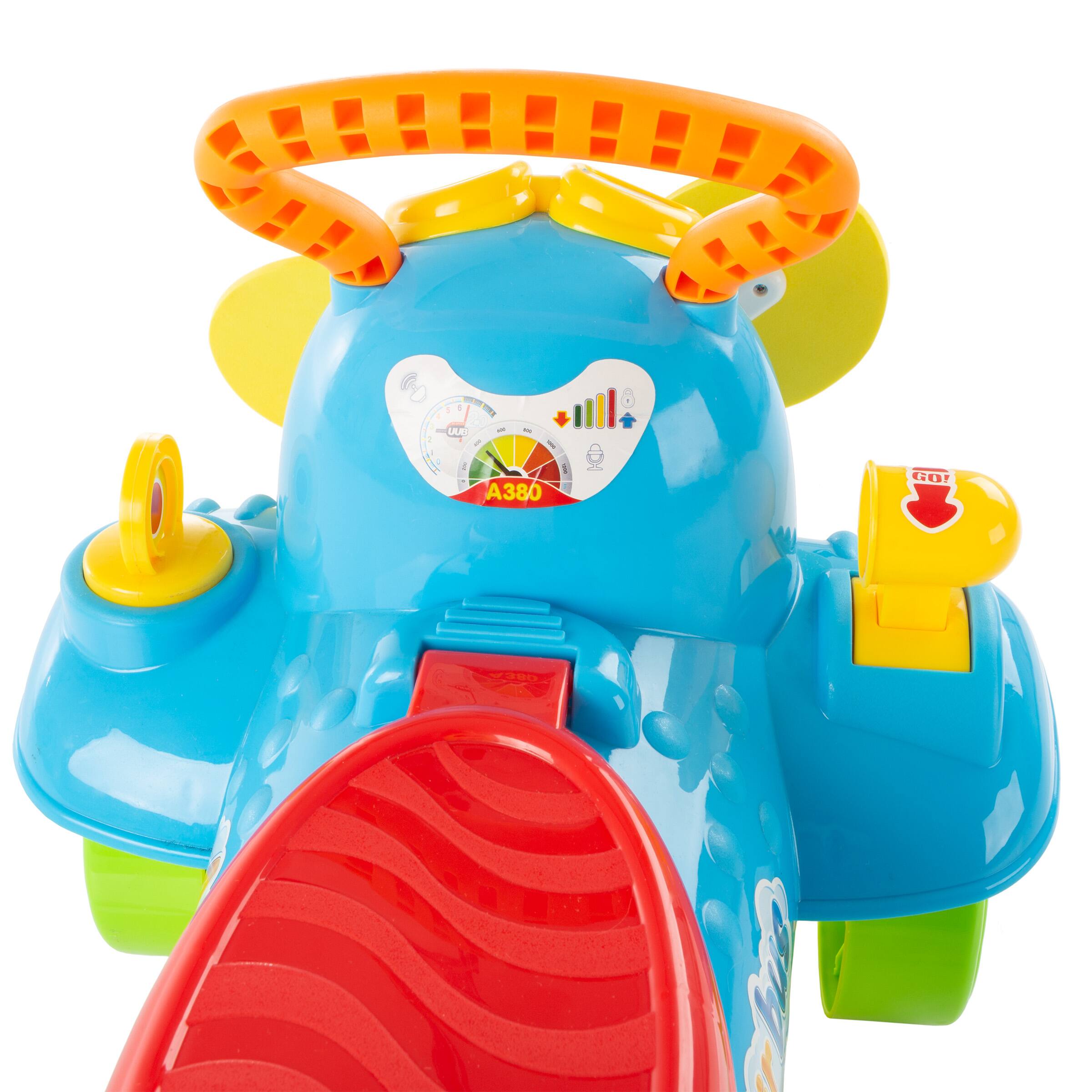 Toy Time Electronic Ride-On Toddler Airplane