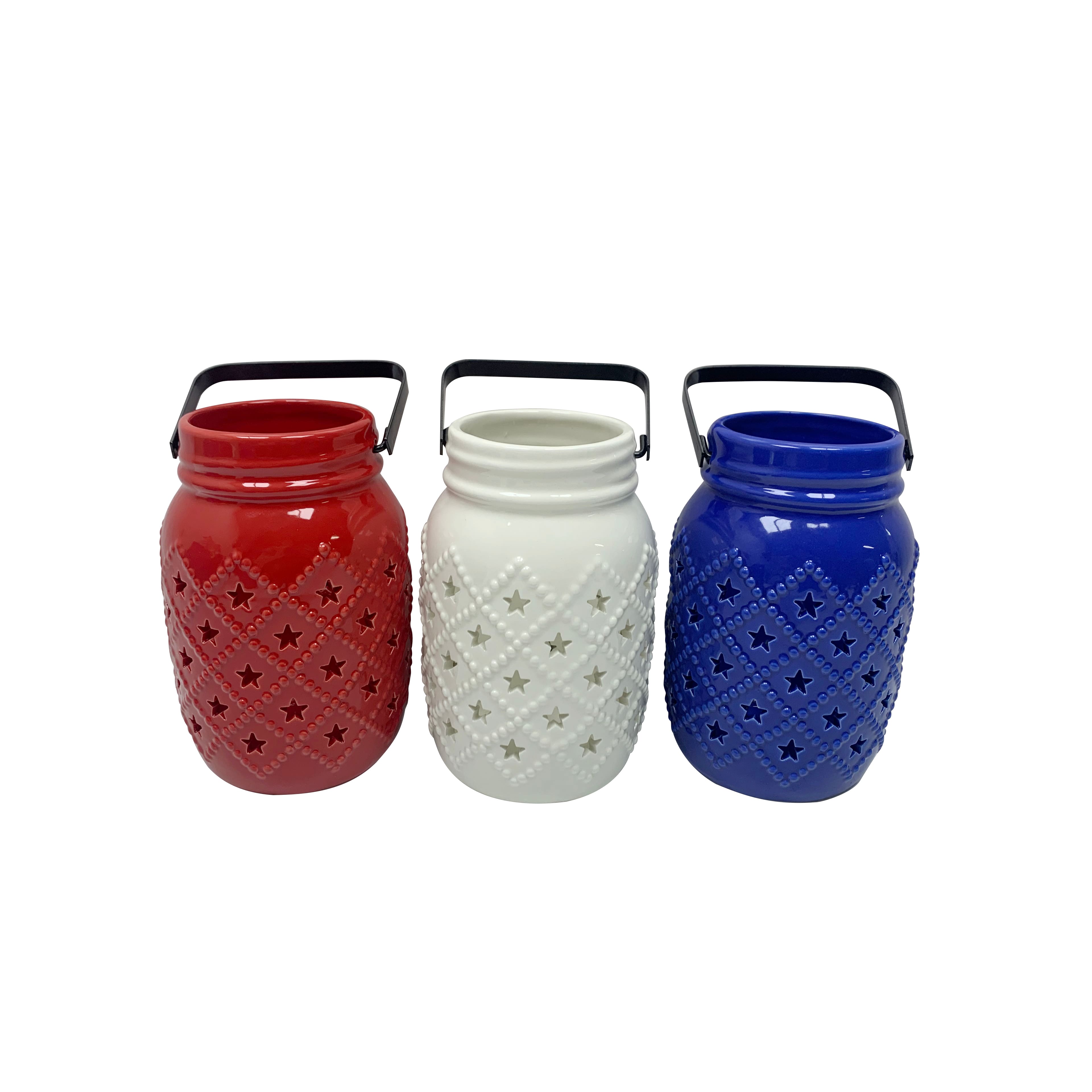 Assorted 7&#x22; Mason Jar Tealight Lantern by Celebrate It&#x2122;, 1pc.