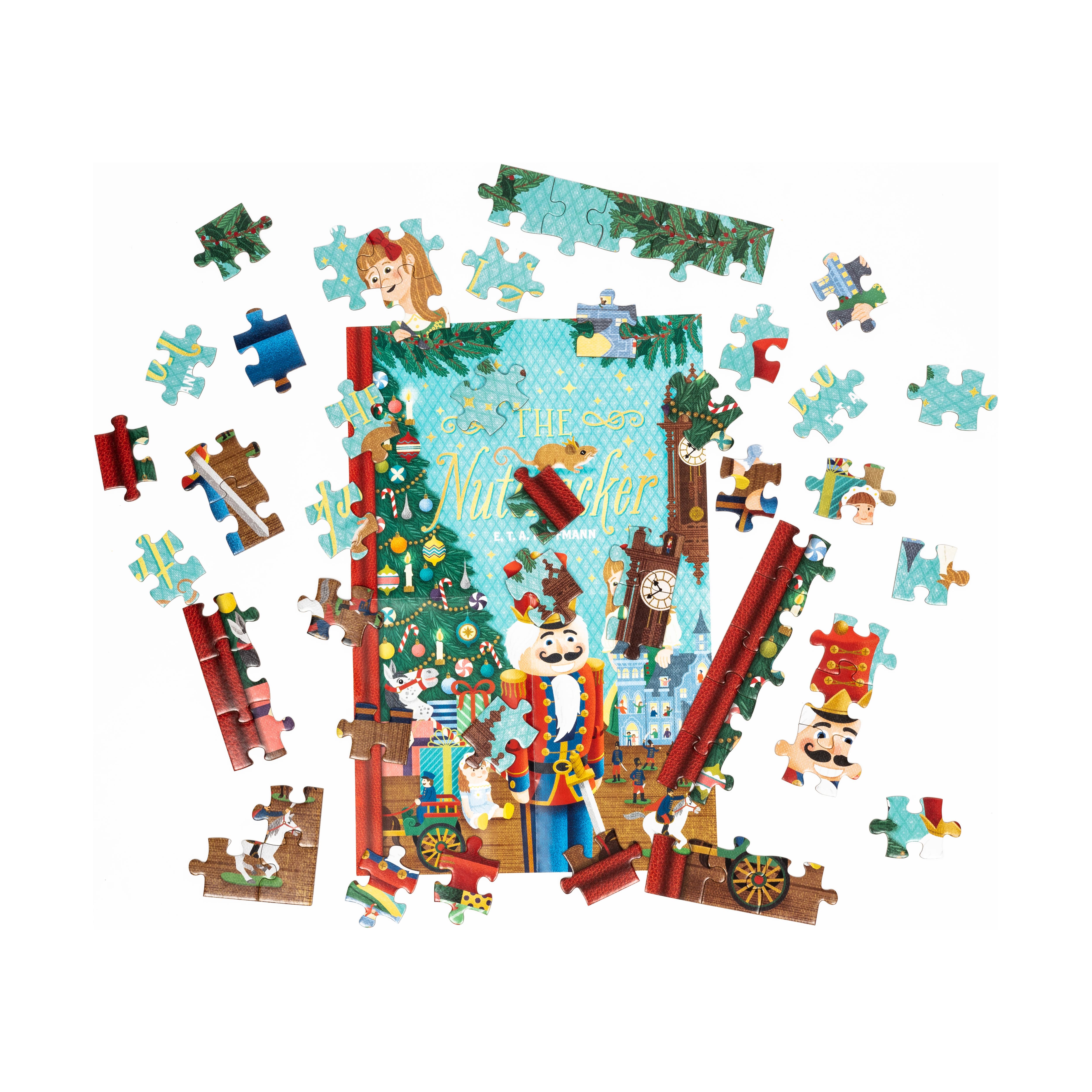 E.T.A. Hoffman's The Nutcracker Double-Sided Jigsaw Puzzle: 96 Pcs