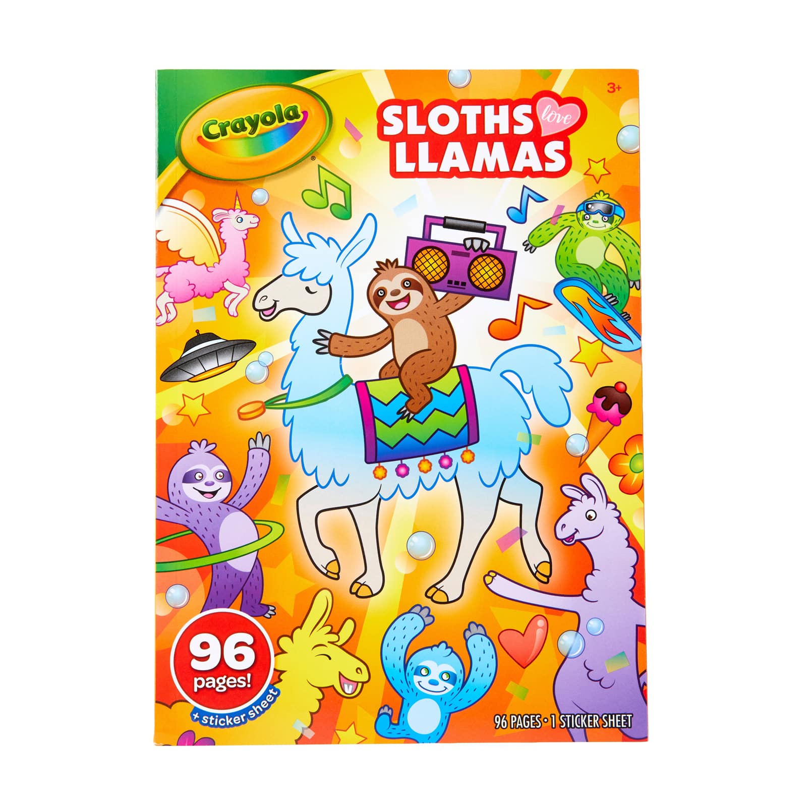 Find The Crayola Sloths Love Llamas Coloring Book At Michaels