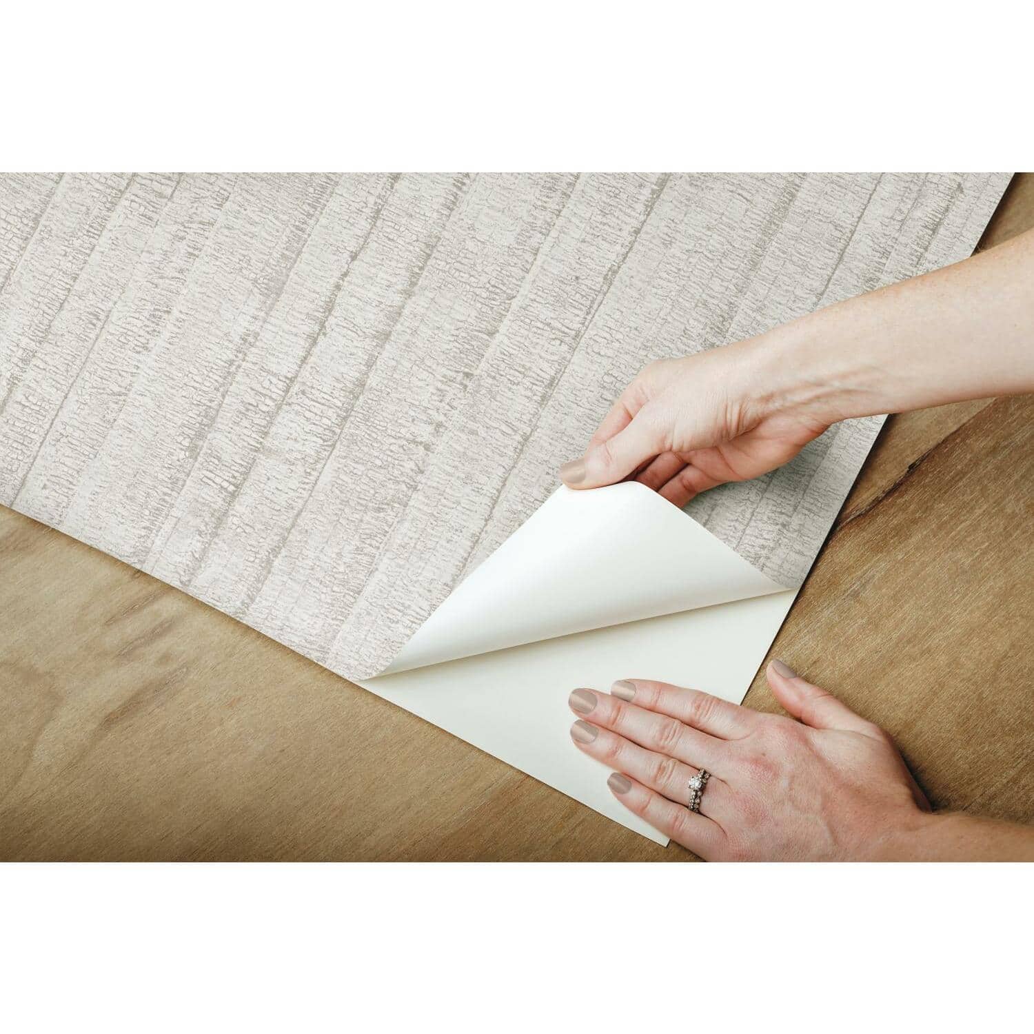 RoomMates Crackled Stria Texture Peel & Stick Wallpaper