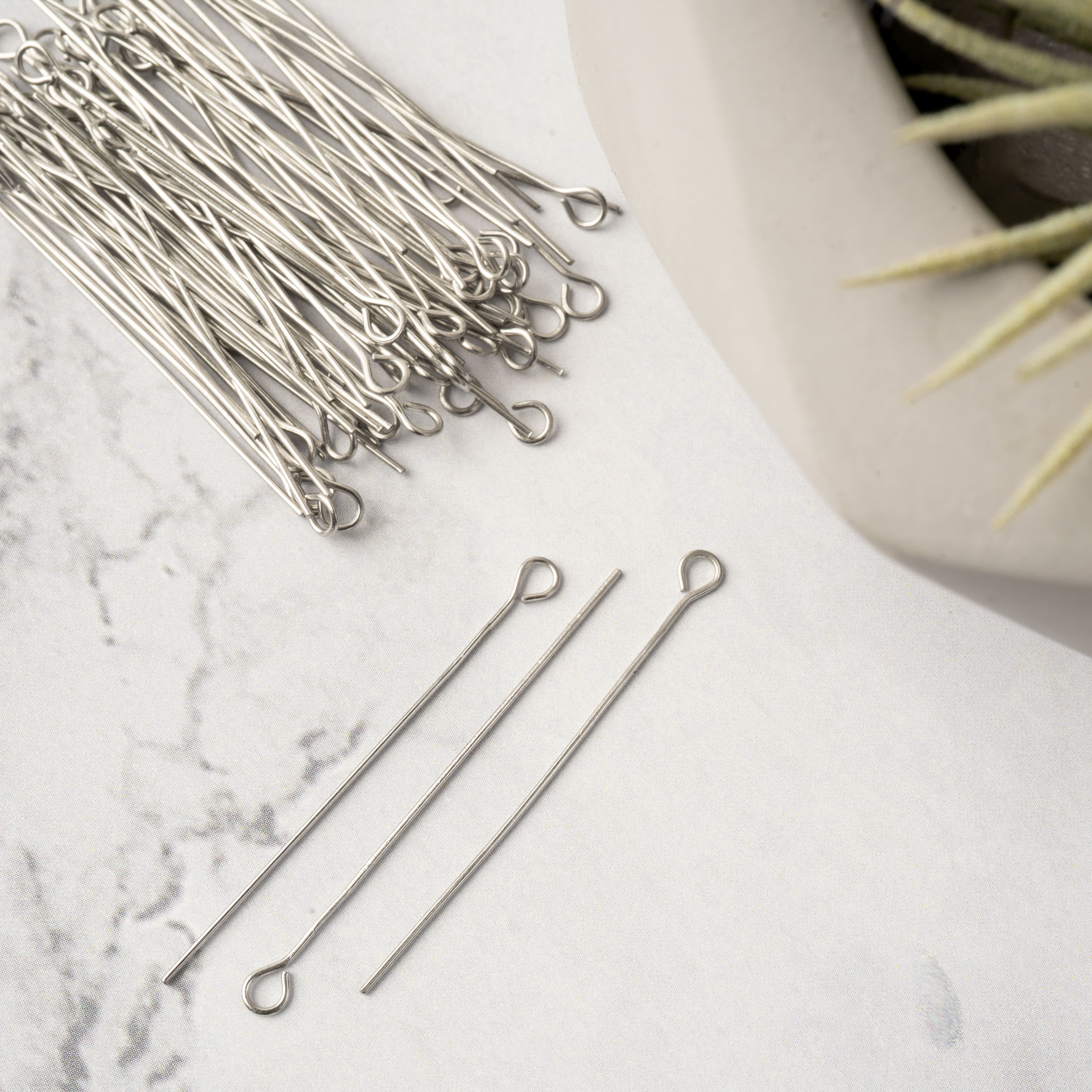 12 Packs: 100 ct. (1,200 total) Eye Pins by Bead Landing&#x2122;