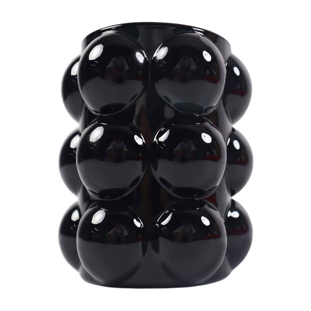 Black Bubble Glass Tabletop D&#xE9;cor by Ashland&#xAE;