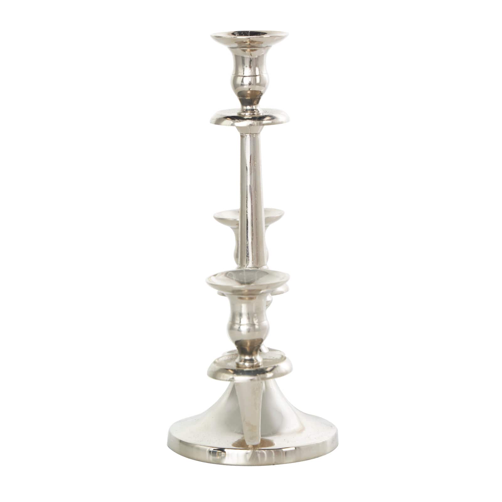 Aluminum Scrolled Candelabra