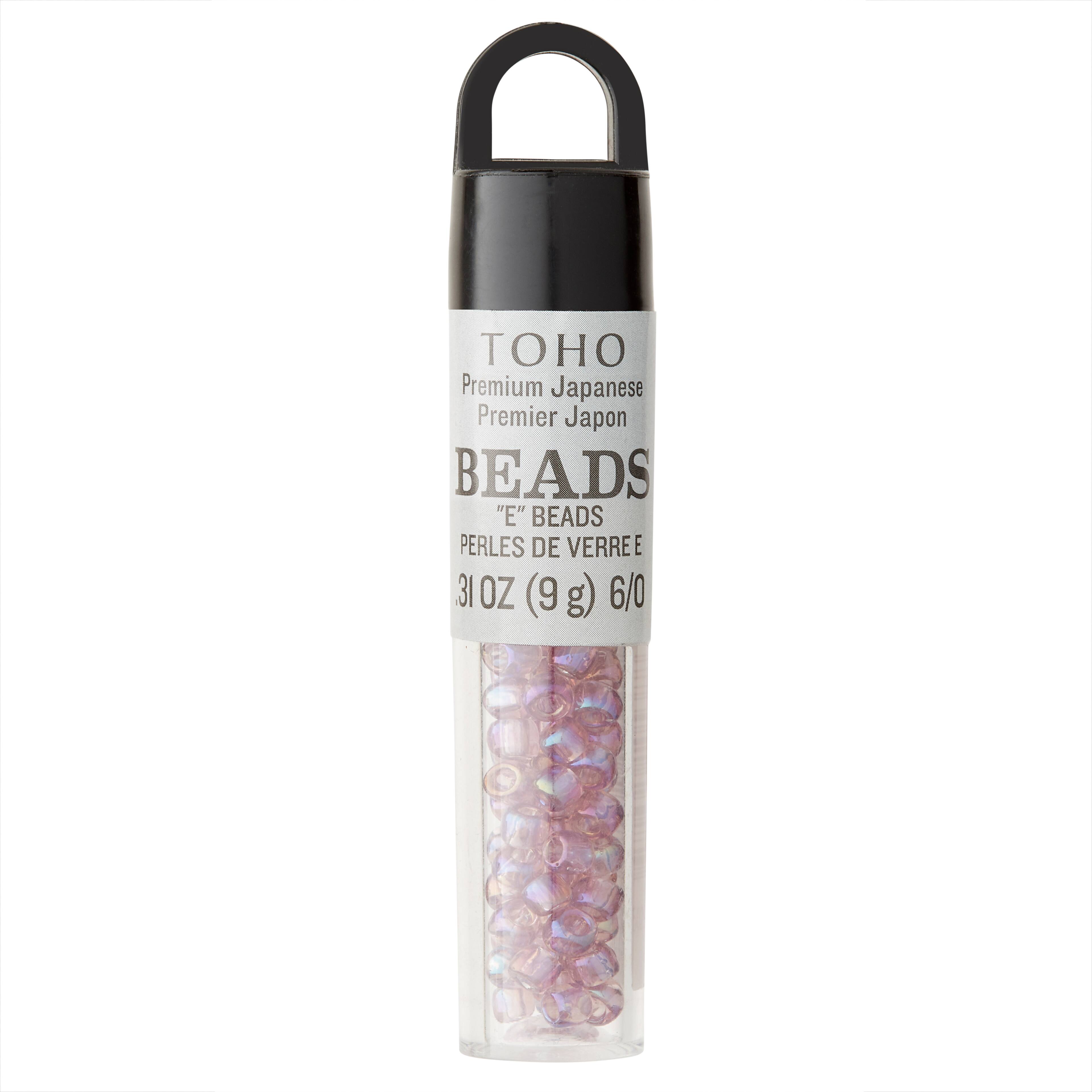 12 Pack: Toho&#xAE; Transparent Japanese Glass Seed Beads, 6/0