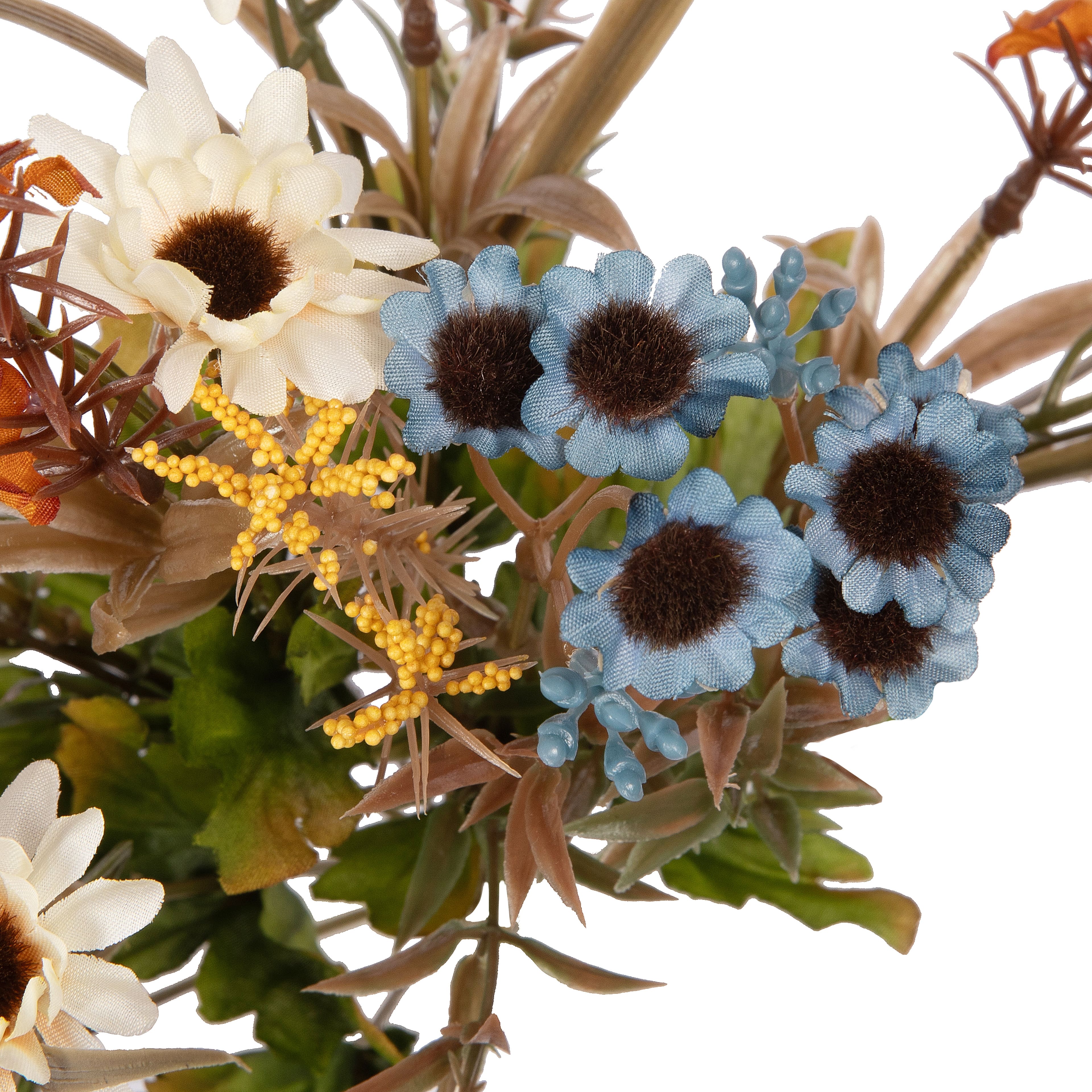 16&#x22; Orange, Blue &#x26; Yellow Wildflower Mixed Bush by Ashland&#xAE;