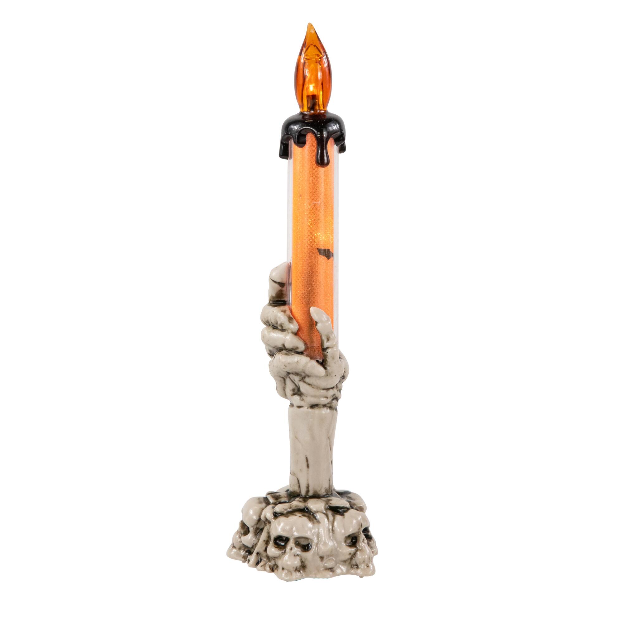 8&#x22; LED Skeleton Hand Halloween Candles, 3ct.