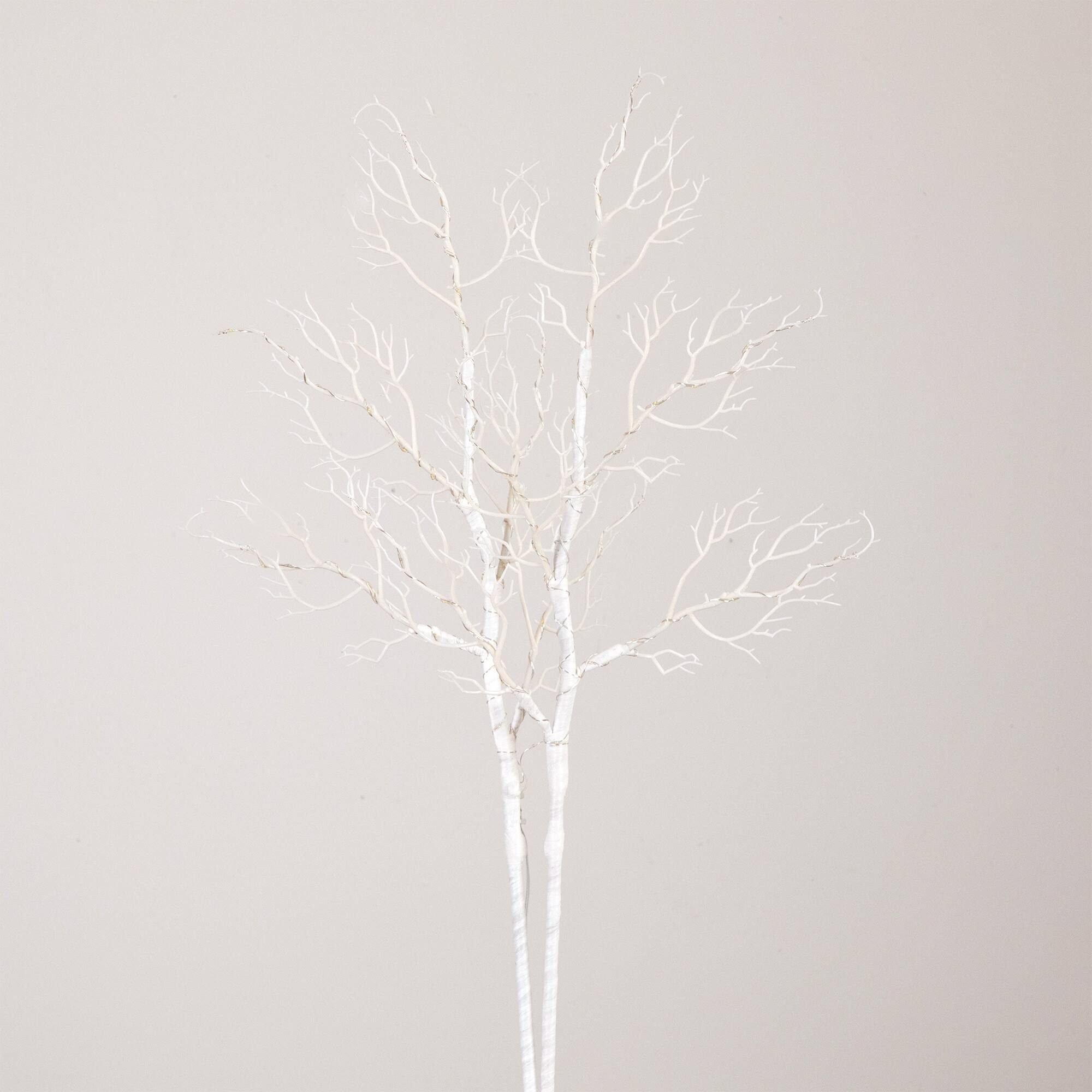 3ft. Artificial White Birch Warm White LED Pre-Lit Branches, 2ct.