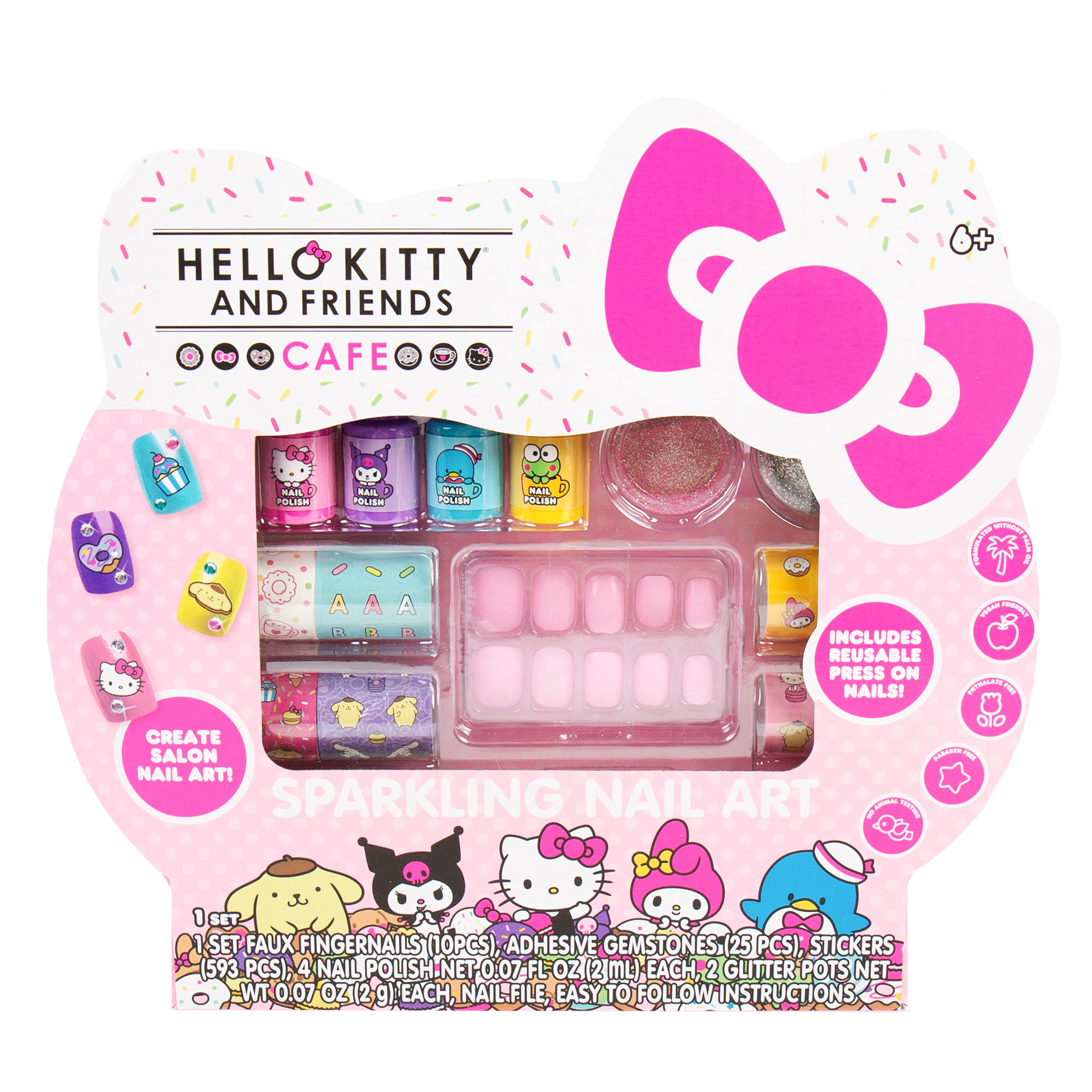Makeup, Hello Kitty Nail Stickers